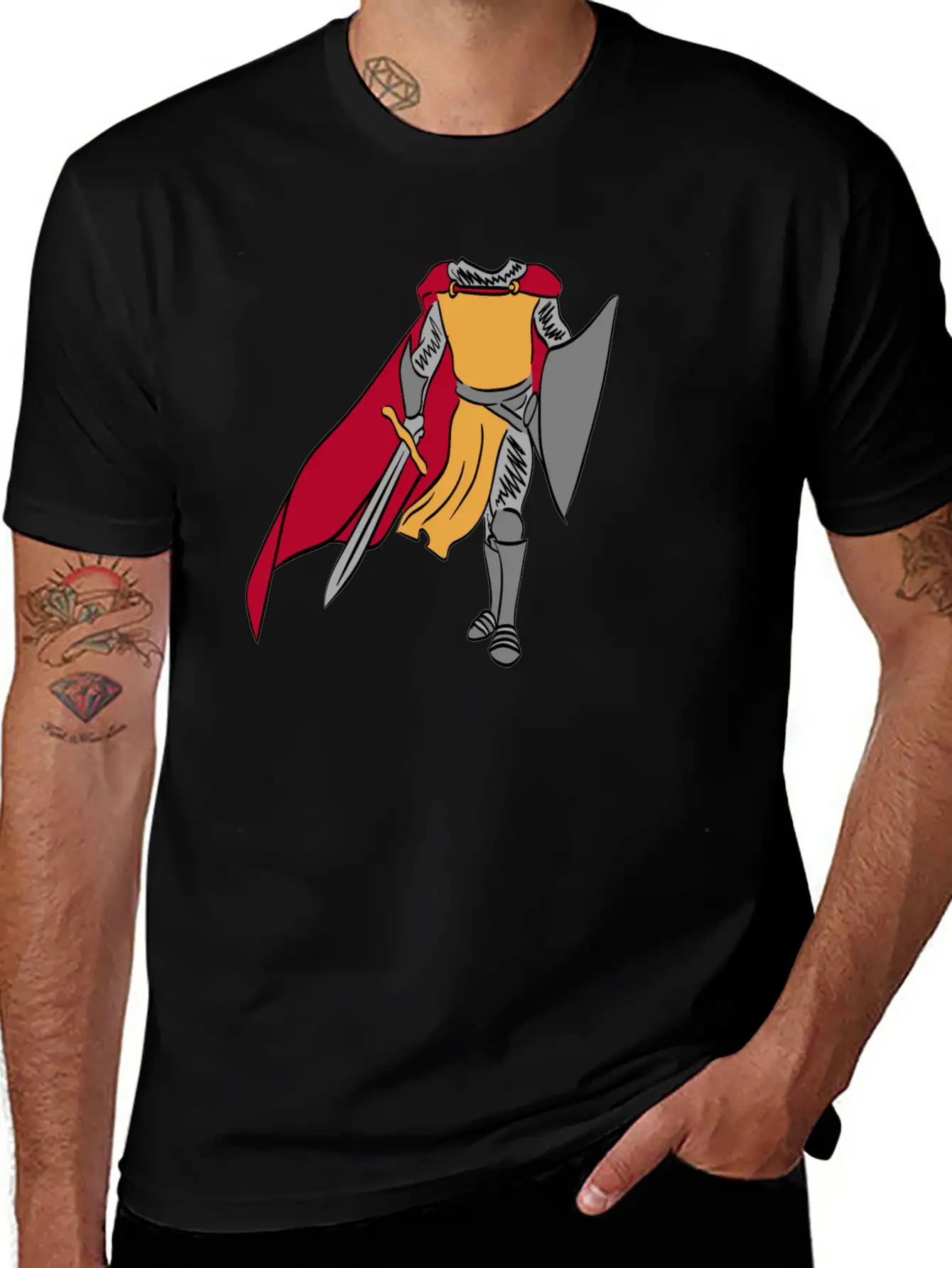 Armor Castle Lover Great Gift Idea For Every Essential Unisex Summer Tee – Soft Cotton Casual Fit