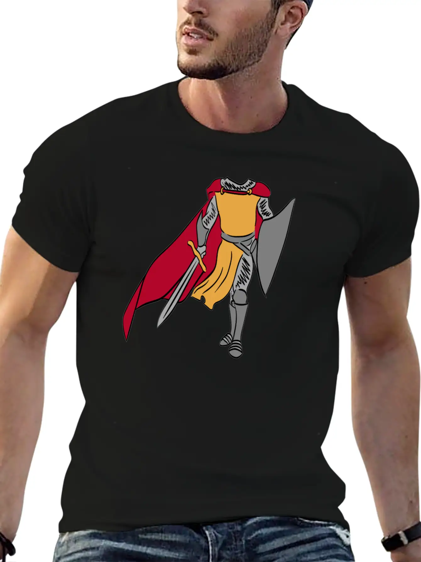 Armor Castle Lover Great Gift Idea For Every Essential Unisex Summer Tee – Soft Cotton Casual Fit