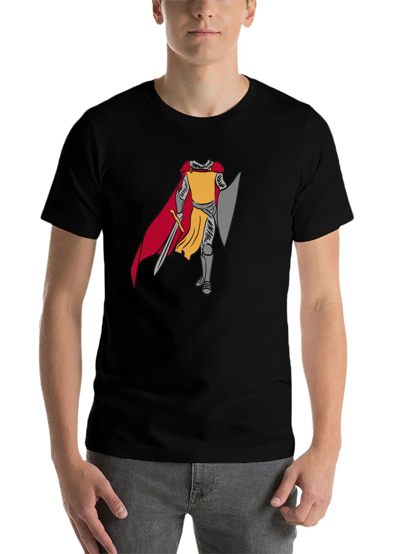 Armor Castle Lover Great Gift Idea For Every Essential Unisex Summer Tee – Soft Cotton Casual Fit