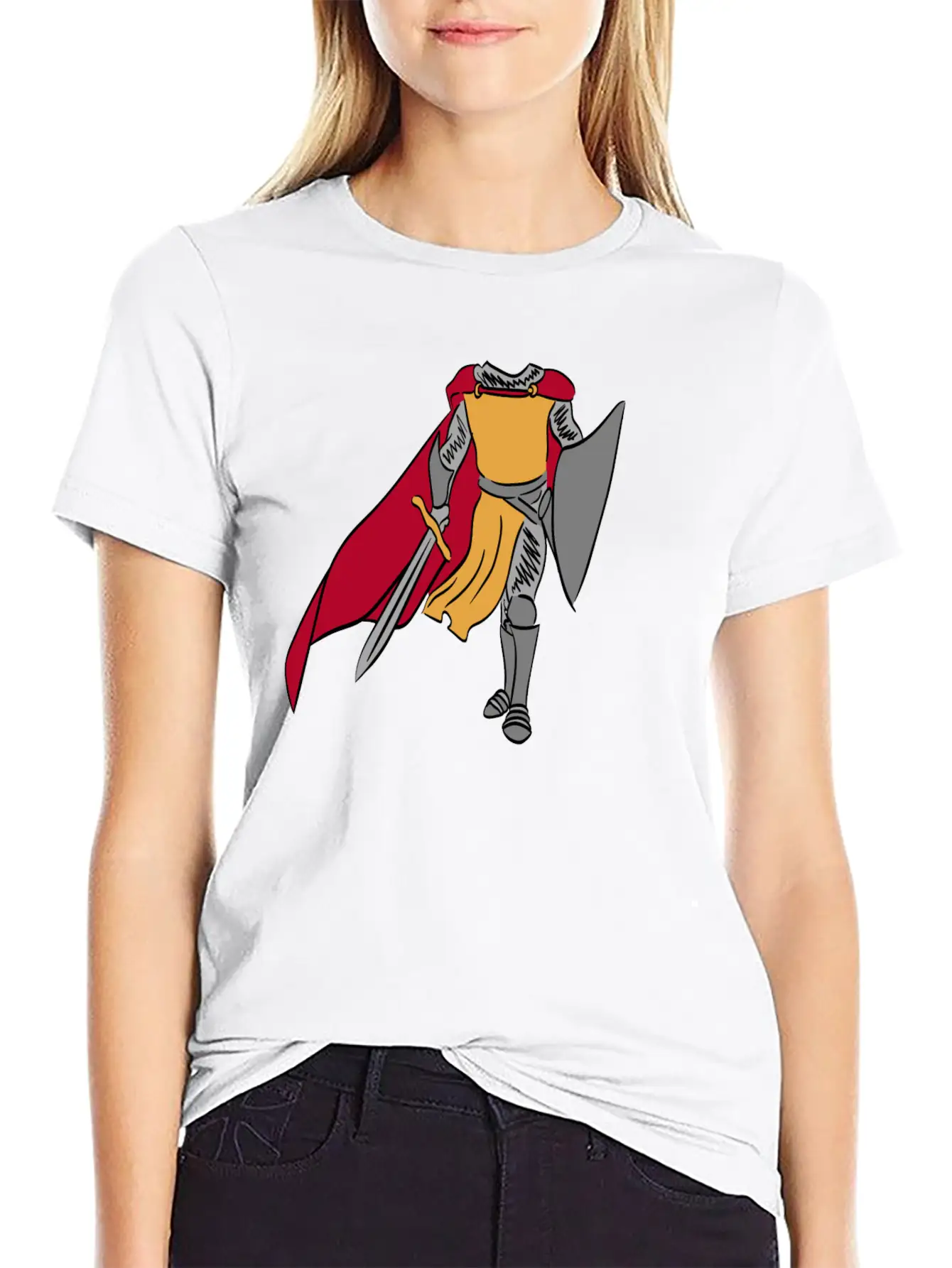 Armor Castle Lover Great Gift Idea For Every Essential Unisex Summer Tee – Soft Cotton Casual Fit