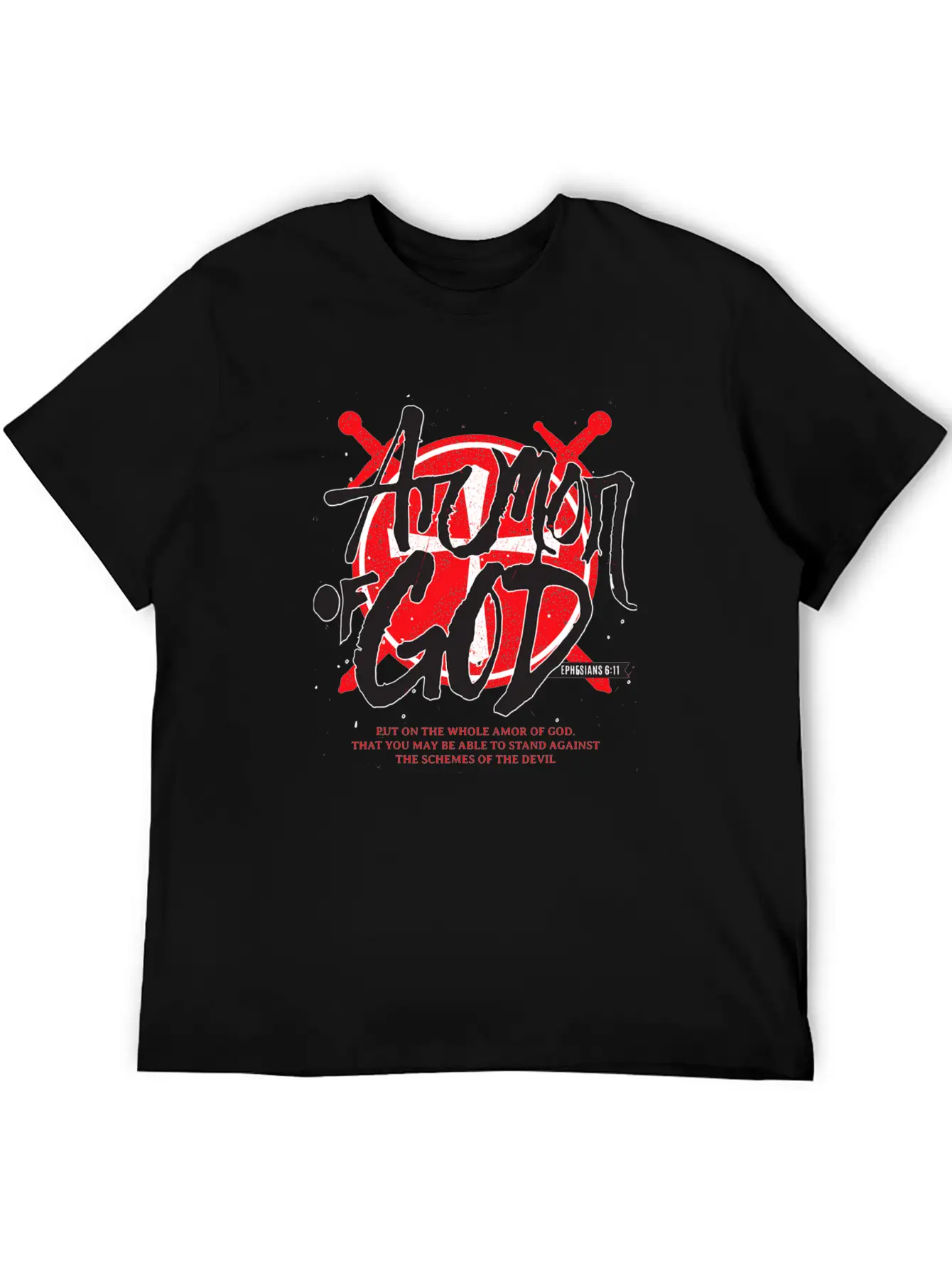 Armor Of God Bible Verse Christian Stylish Everyday T-Shirt – Unisex Basic Cotton Tee