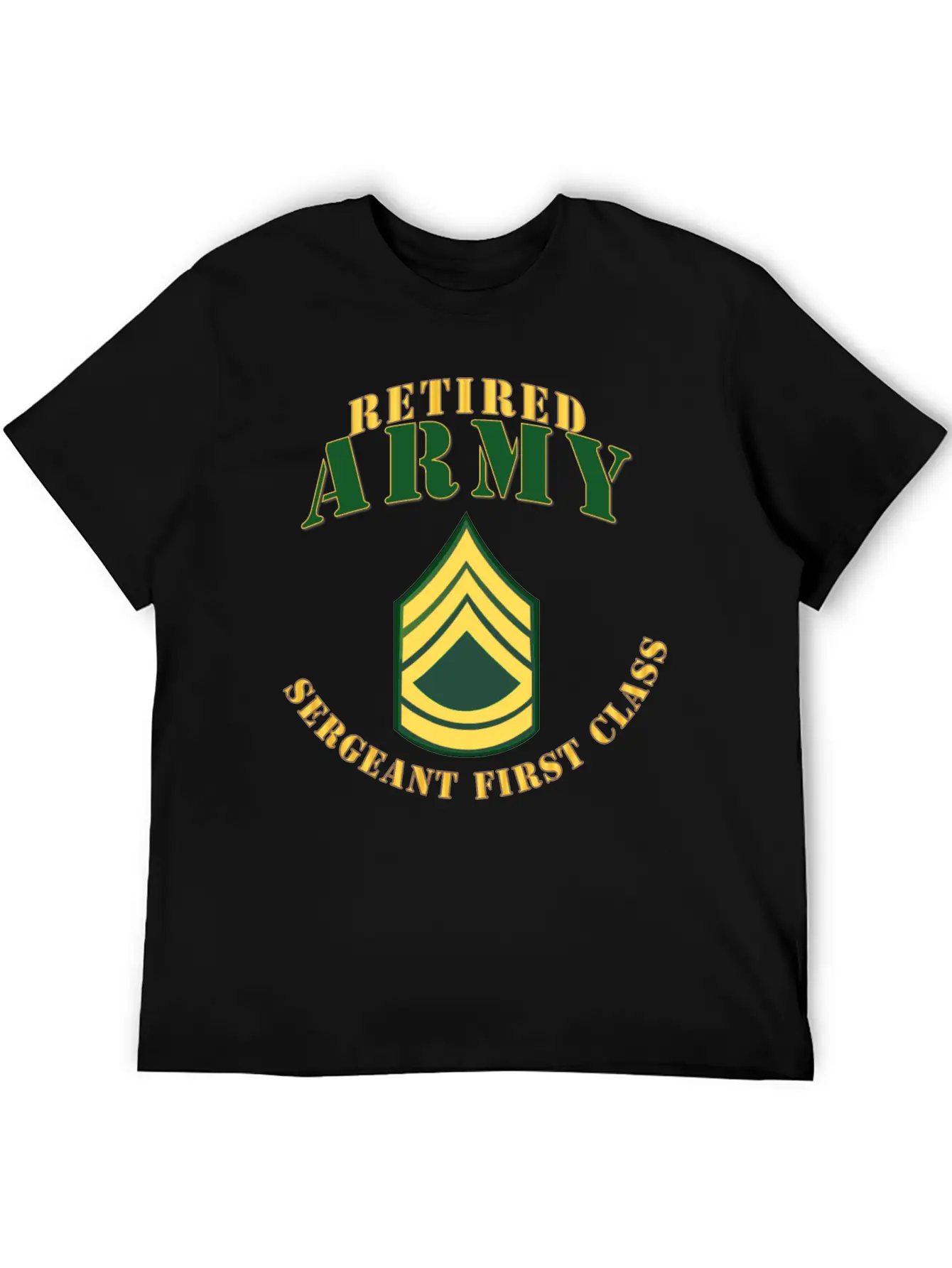 Army ARMY SFC Retired Stylish Everyday T-Shirt – Unisex Basic Cotton Tee