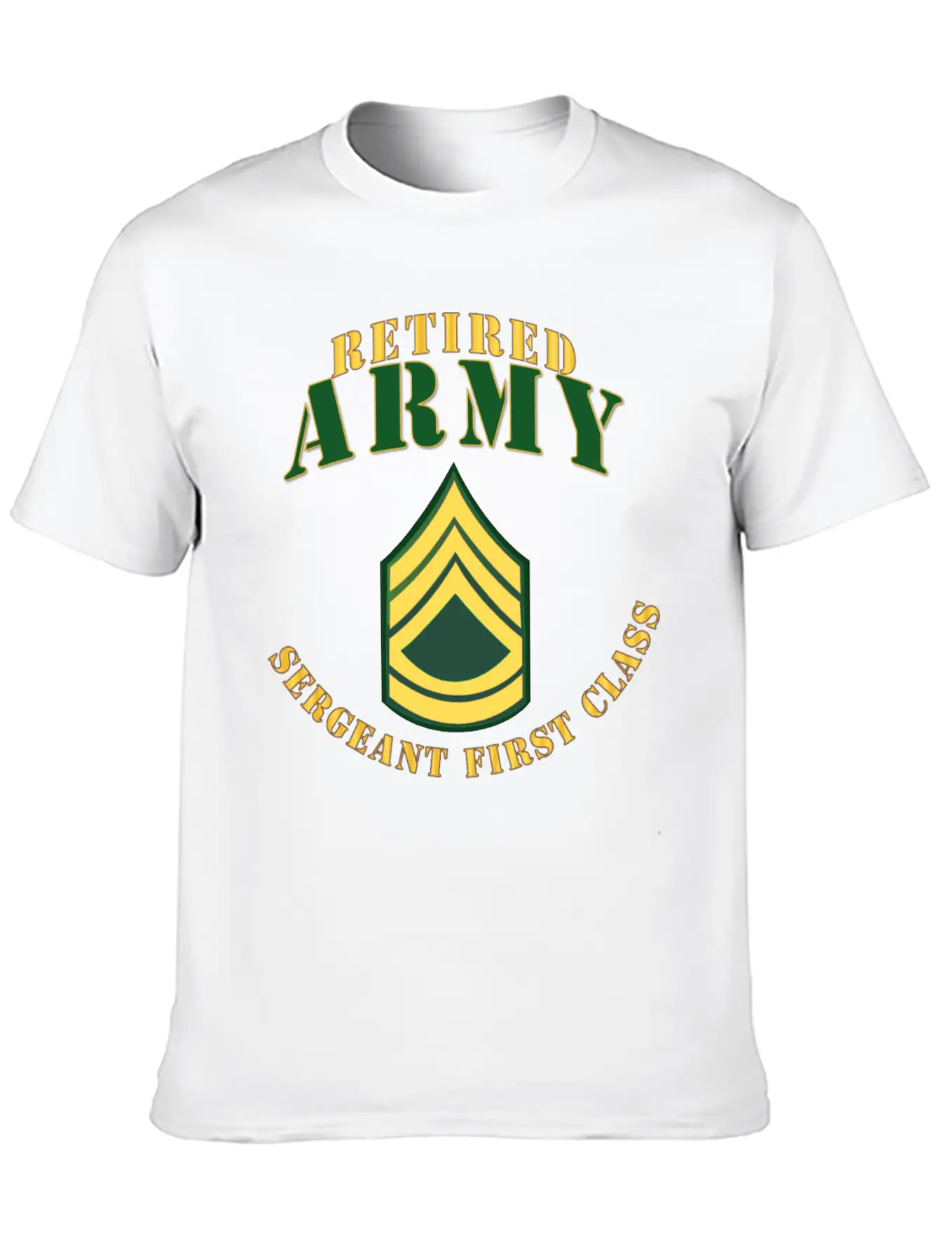 Army ARMY SFC Retired Stylish Everyday T-Shirt – Unisex Basic Cotton Tee