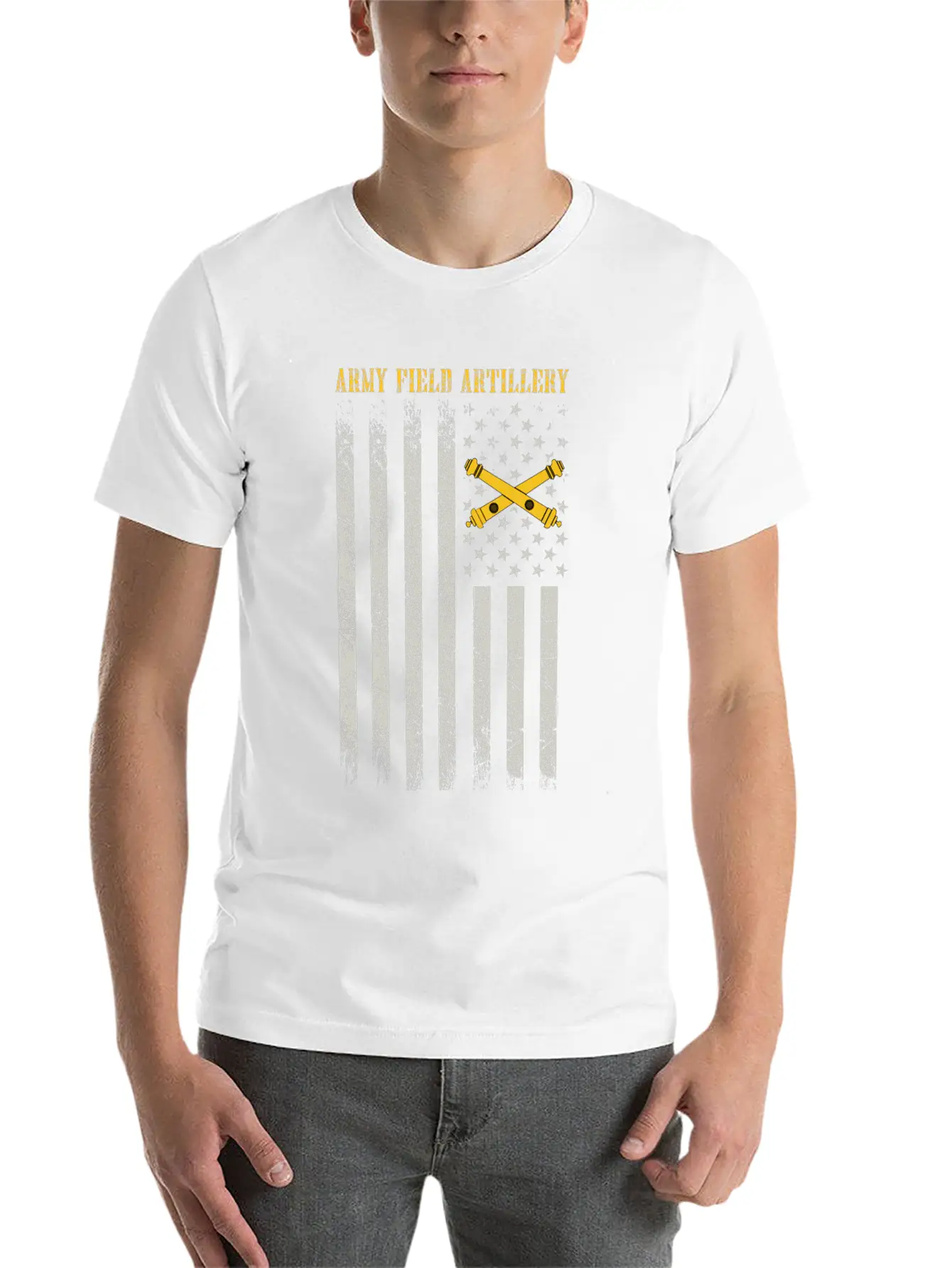 ARMY FIELD ARTILLERY Basic Graphic T-Shirt – Daily Comfort In Soft Cotton