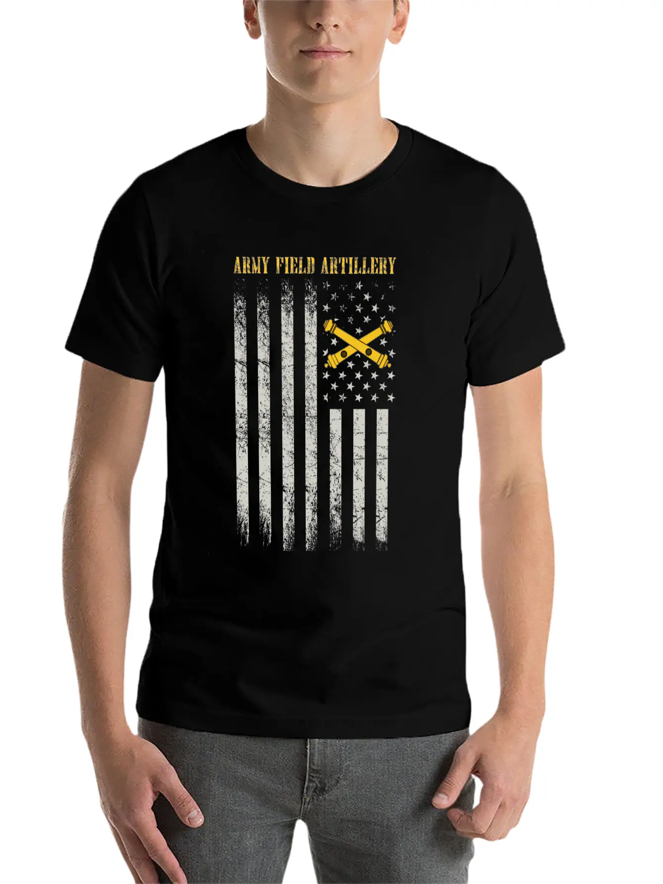 ARMY FIELD ARTILLERY Basic Graphic T-Shirt – Daily Comfort In Soft Cotton