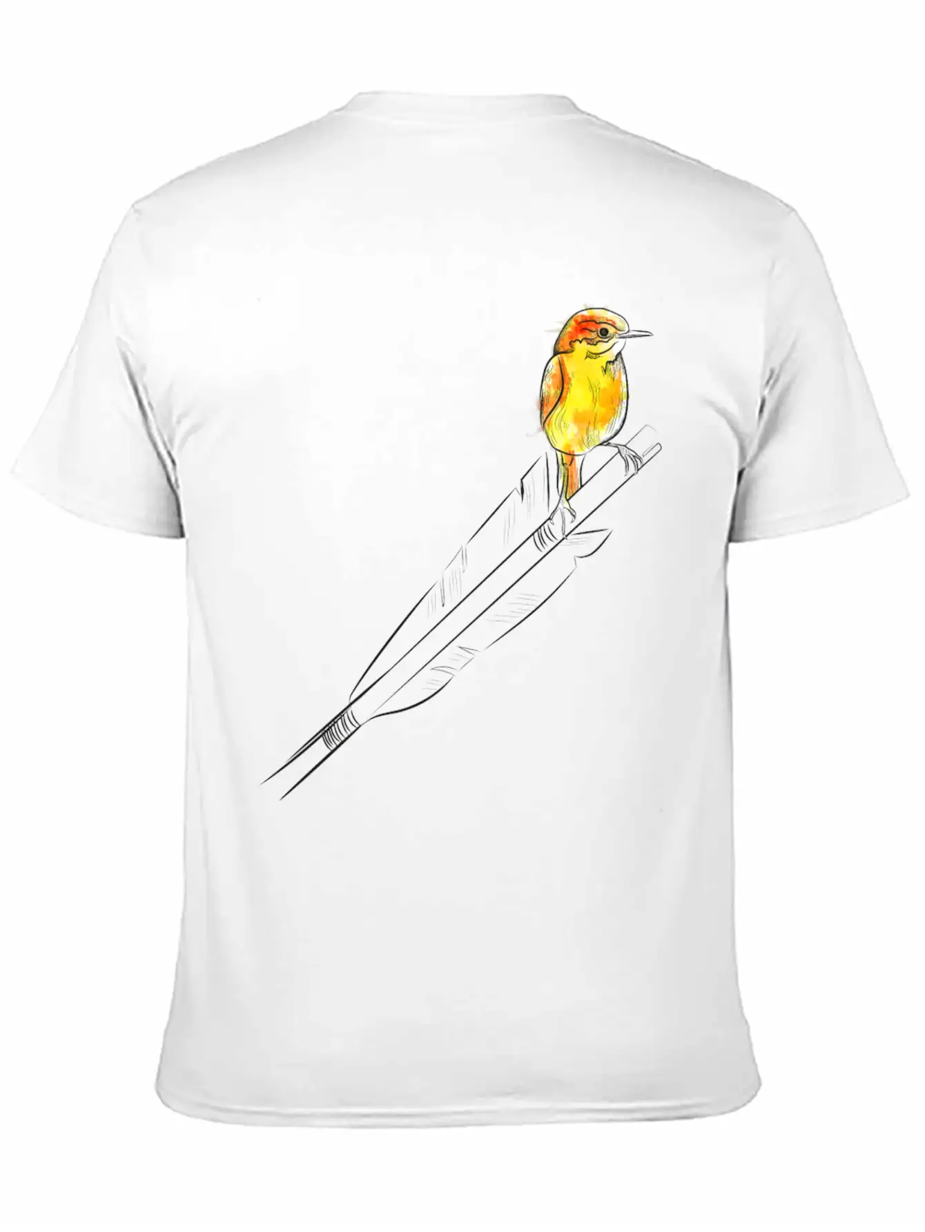 Arrow Bird (Archery By BOWTIQUE) Basic Graphic T-Shirt – Daily Comfort In Soft Cotton