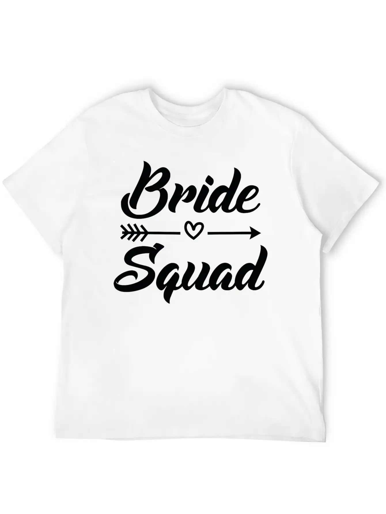 Arrow Bride Squad Black Unisex Short Sleeve Soft Cotton T-Shirt – Casual Everyday Wear