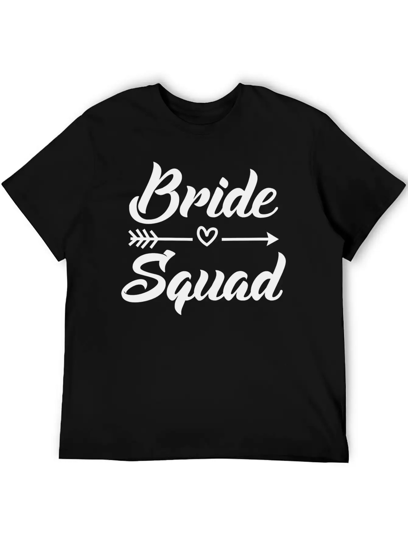 Arrow Bride Squad Black Unisex Short Sleeve Soft Cotton T-Shirt – Casual Everyday Wear