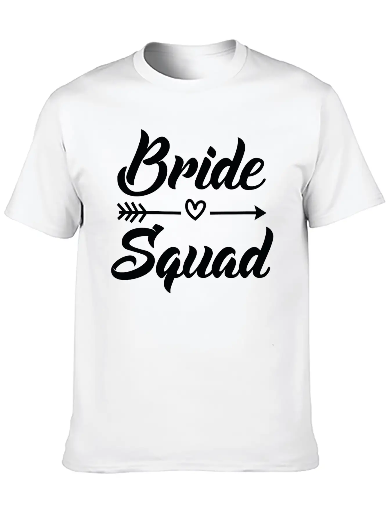 Arrow Bride Squad Black Unisex Short Sleeve Soft Cotton T-Shirt – Casual Everyday Wear