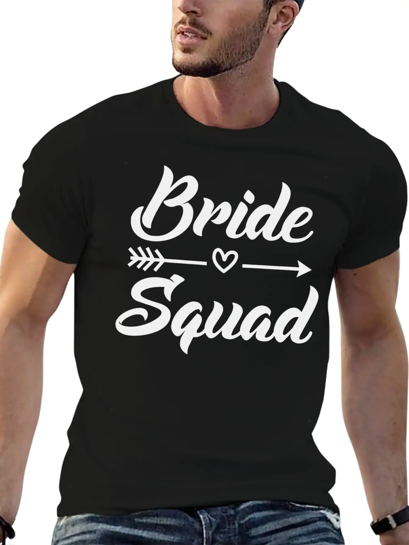 Arrow Bride Squad Black Unisex Short Sleeve Soft Cotton T-Shirt – Casual Everyday Wear