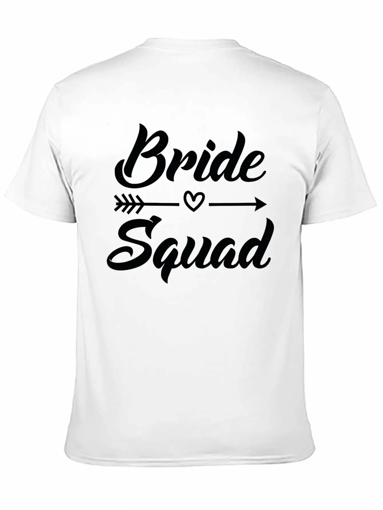Arrow Bride Squad Black Unisex Short Sleeve Soft Cotton T-Shirt – Casual Everyday Wear