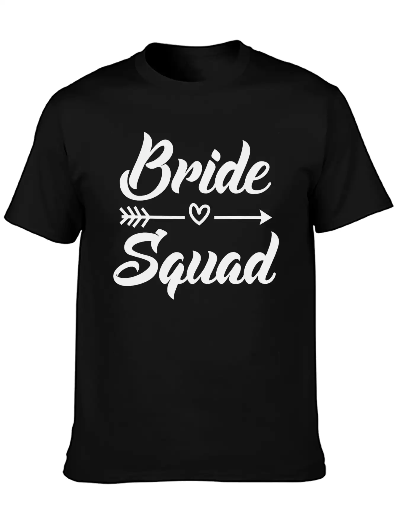 Arrow Bride Squad Black Unisex Short Sleeve Soft Cotton T-Shirt – Casual Everyday Wear