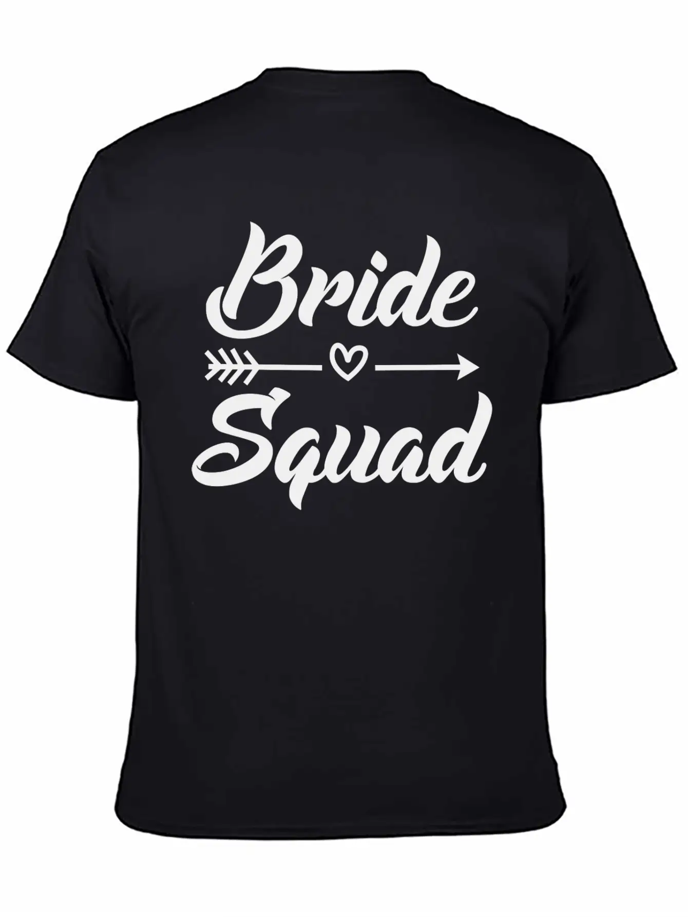 Arrow Bride Squad Black Unisex Short Sleeve Soft Cotton T-Shirt – Casual Everyday Wear