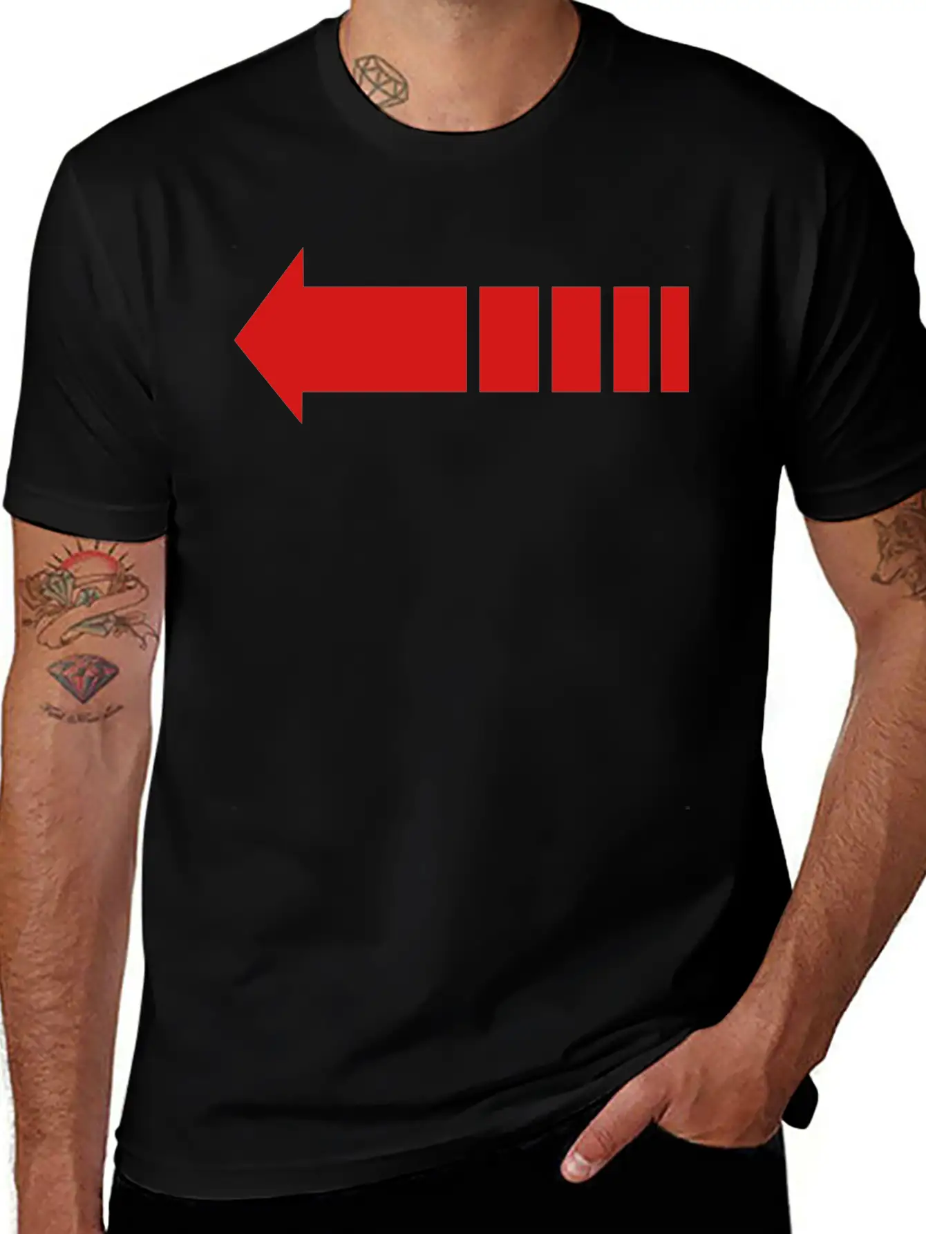 Arrow Unisex Short Sleeve Soft Cotton T-Shirt – Casual Everyday Wear