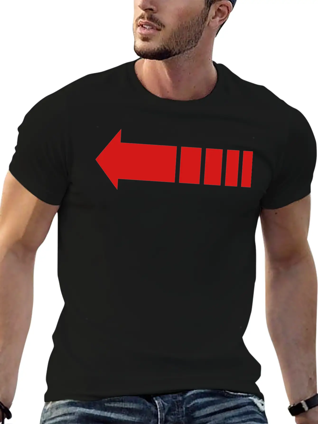 Arrow Unisex Short Sleeve Soft Cotton T-Shirt – Casual Everyday Wear