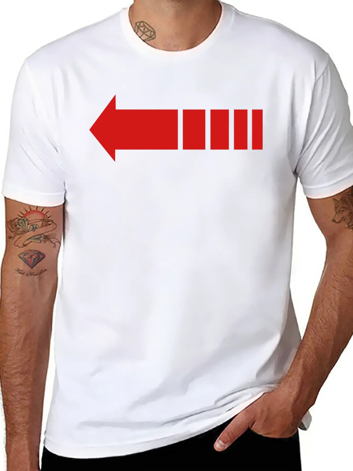 Arrow Unisex Short Sleeve Soft Cotton T-Shirt – Casual Everyday Wear