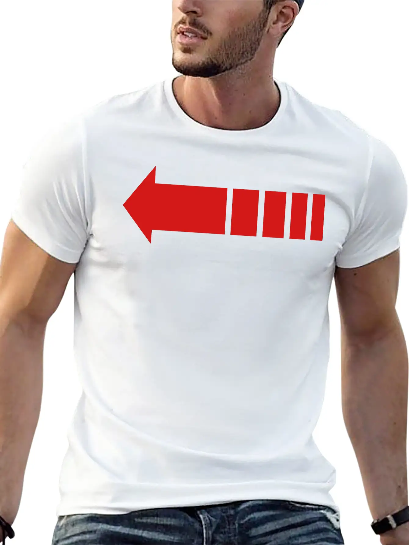 Arrow Unisex Short Sleeve Soft Cotton T-Shirt – Casual Everyday Wear