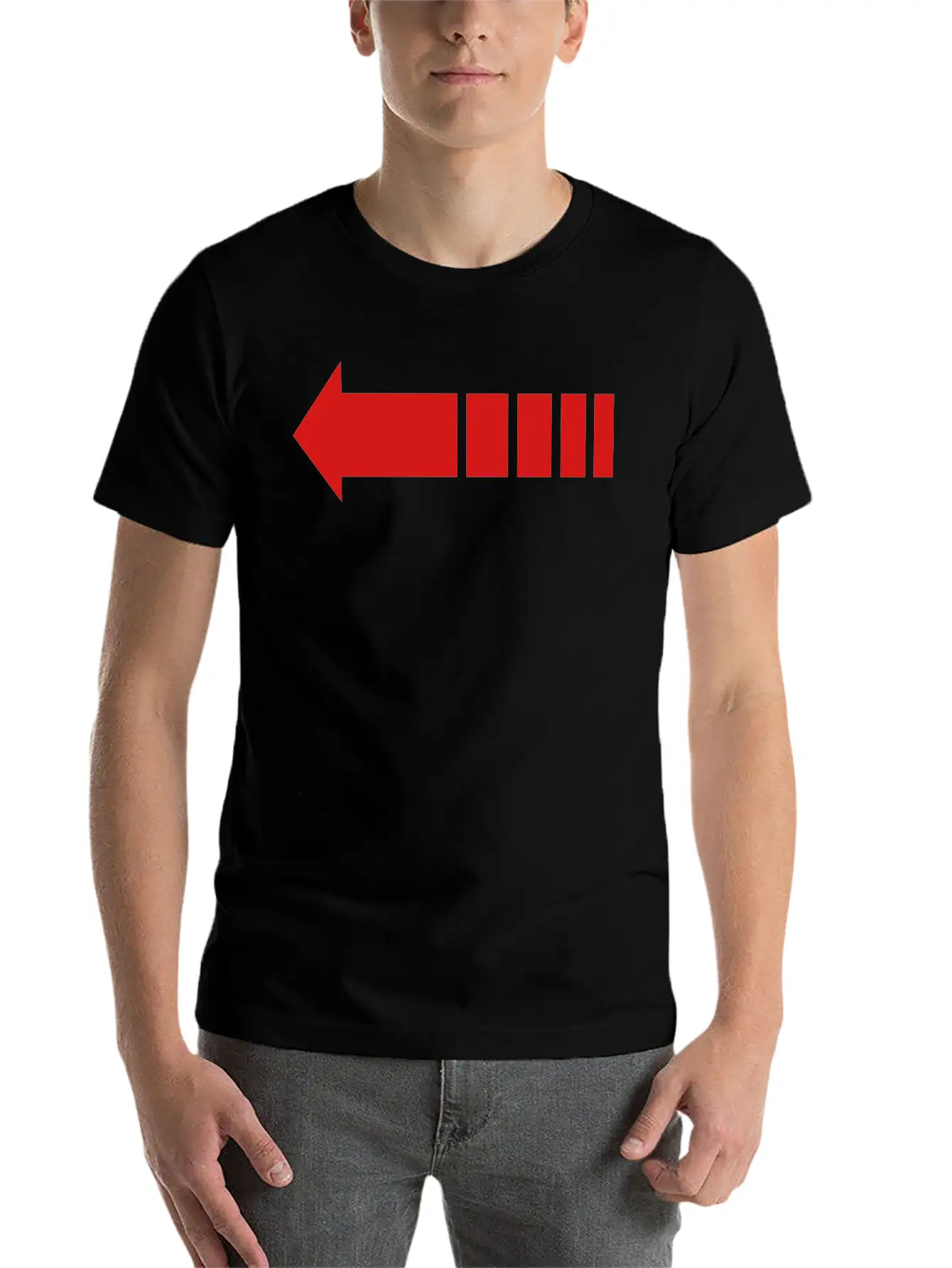 Arrow Unisex Short Sleeve Soft Cotton T-Shirt – Casual Everyday Wear