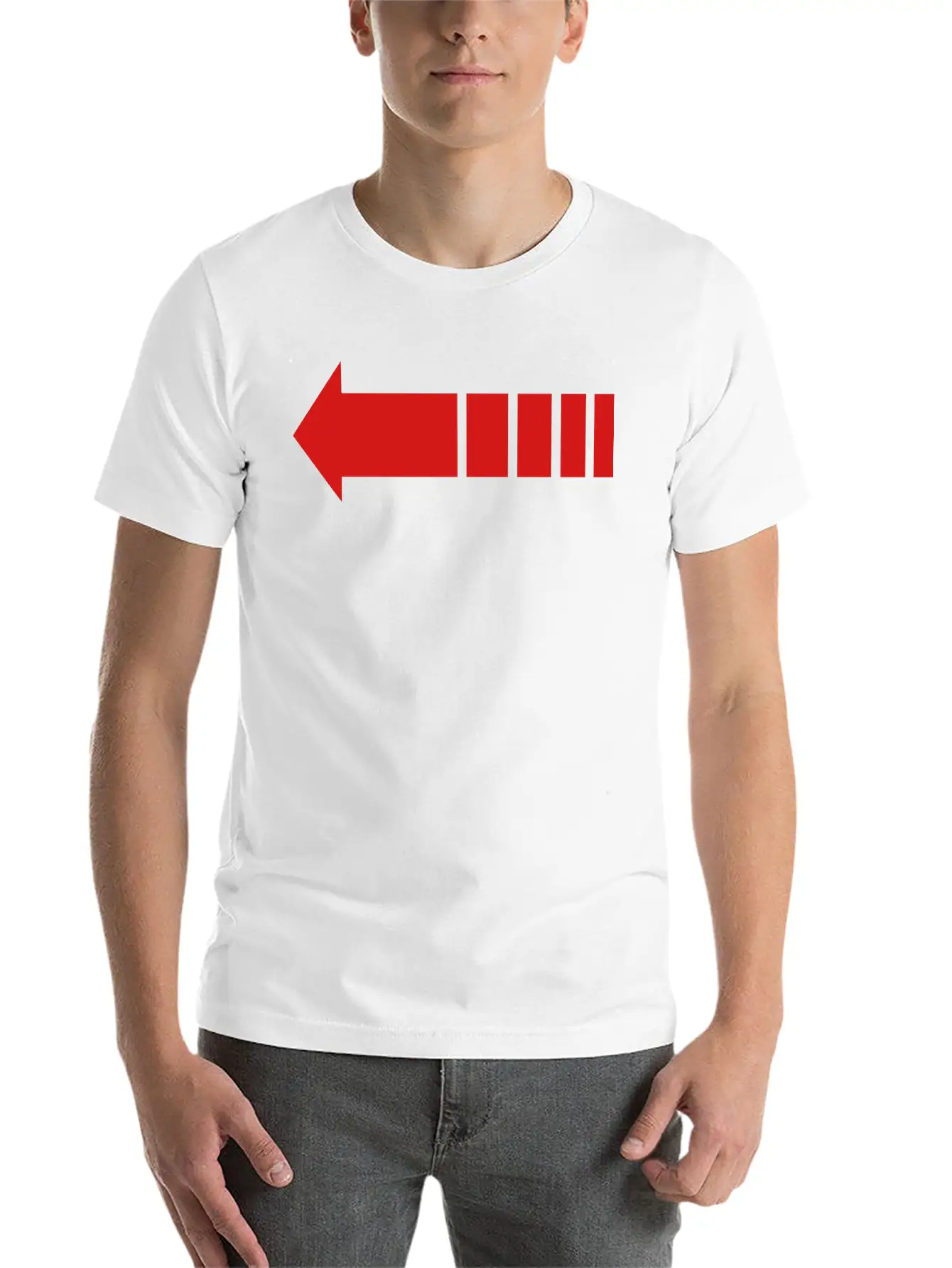 Arrow Unisex Short Sleeve Soft Cotton T-Shirt – Casual Everyday Wear