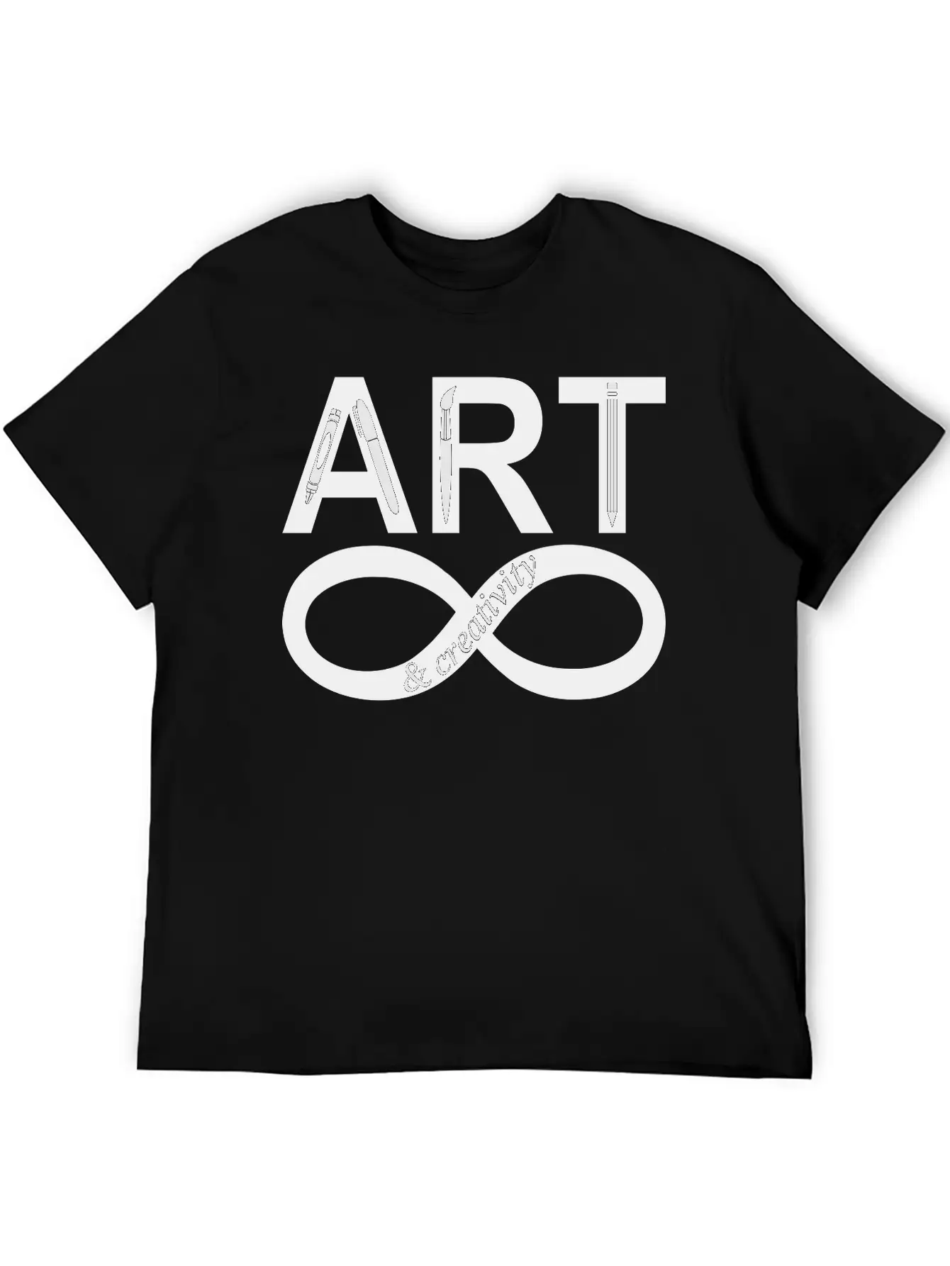 ART Creativity Forever 2 Unisex Short Sleeve Soft Cotton T-Shirt – Casual Everyday Wear