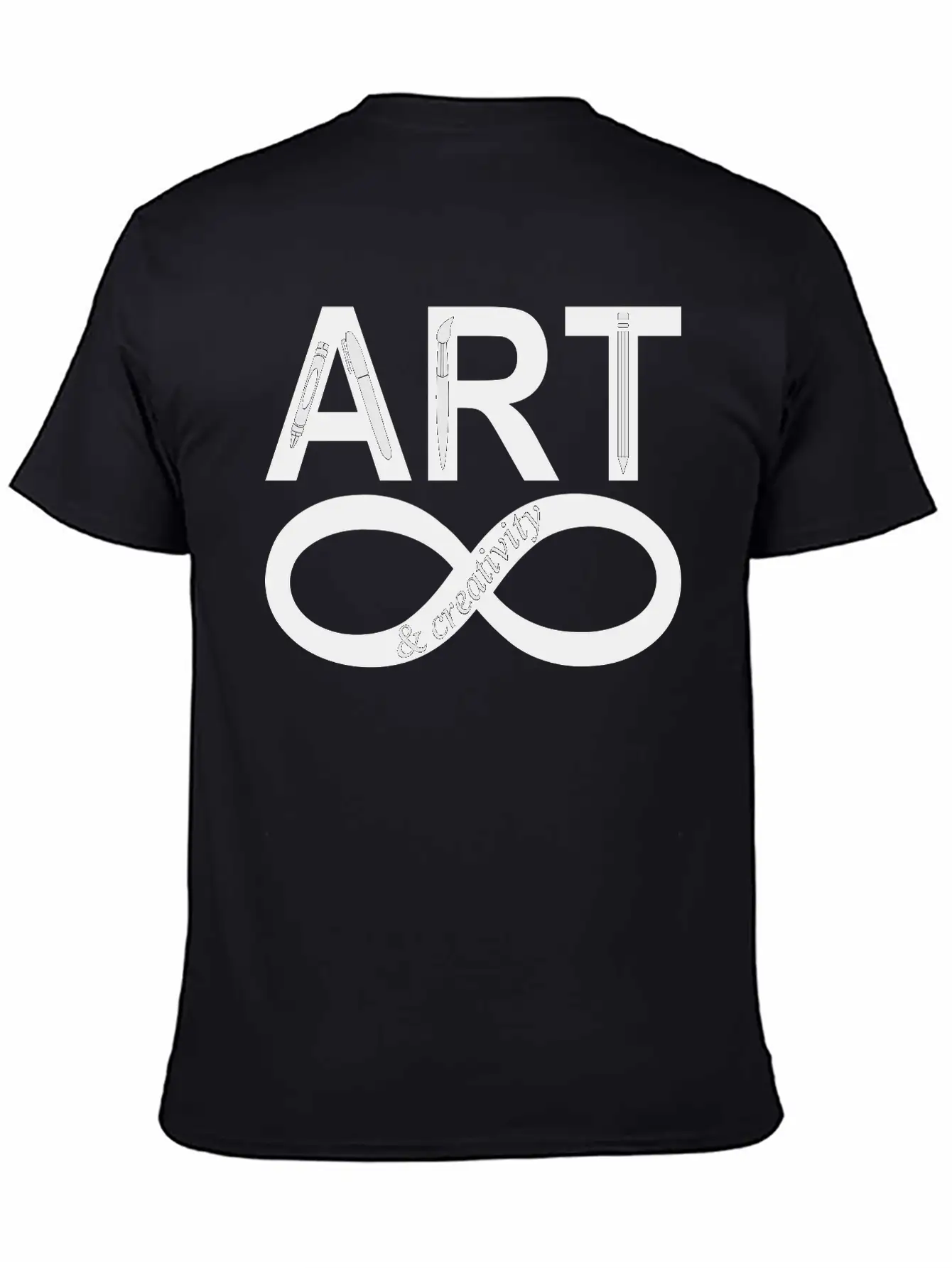 ART Creativity Forever 2 Unisex Short Sleeve Soft Cotton T-Shirt – Casual Everyday Wear