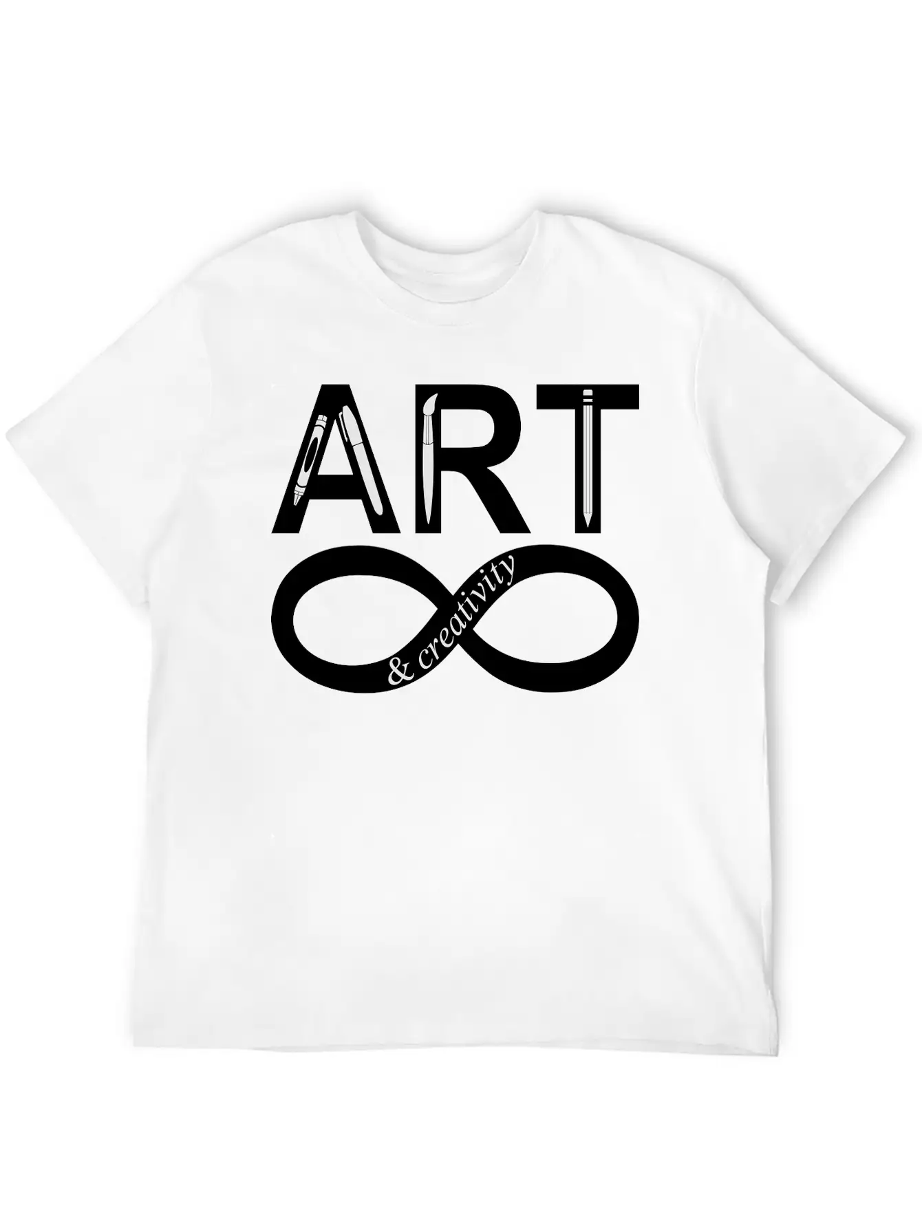 ART Creativity Forever 2 Unisex Short Sleeve Soft Cotton T-Shirt – Casual Everyday Wear