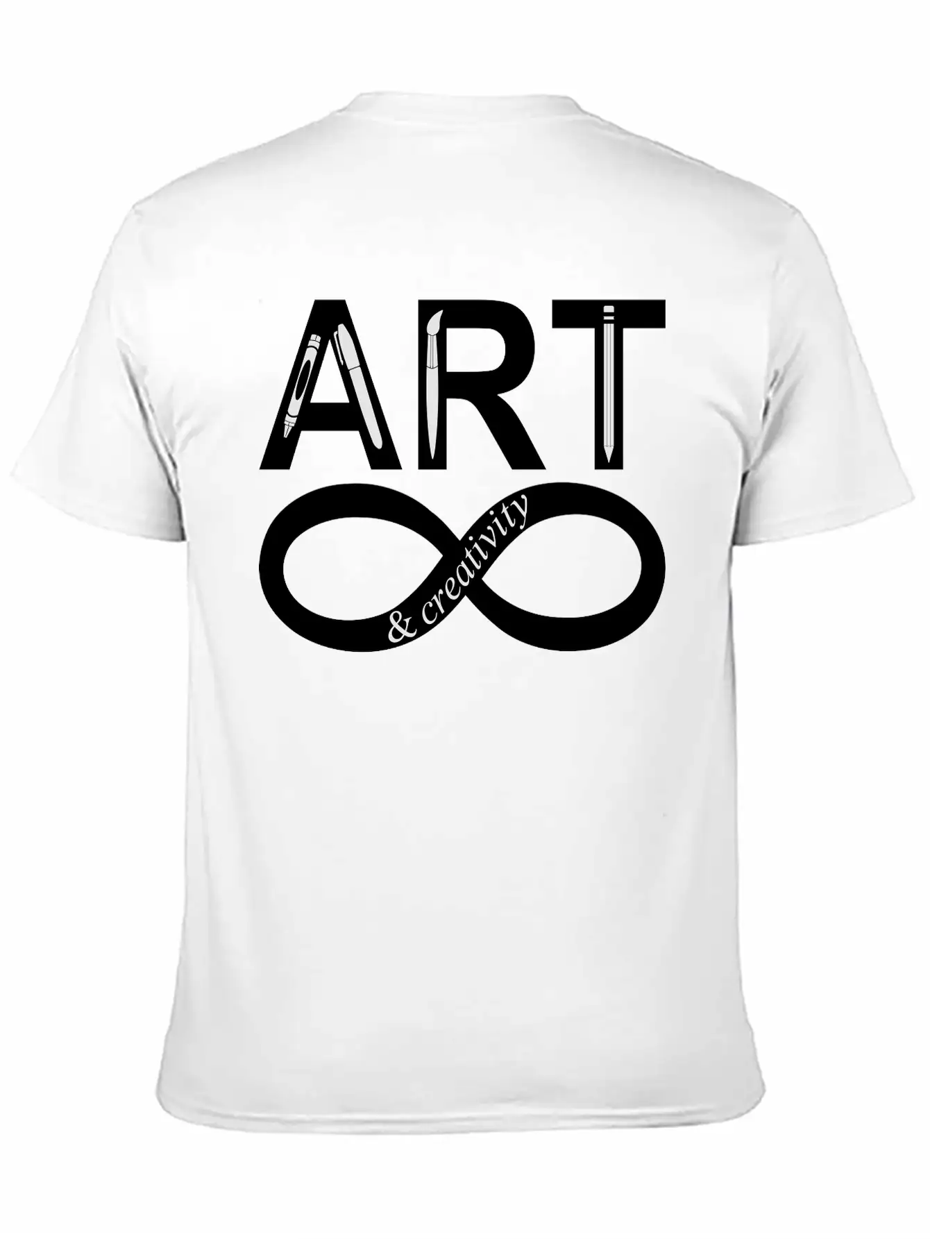 ART Creativity Forever 2 Unisex Short Sleeve Soft Cotton T-Shirt – Casual Everyday Wear