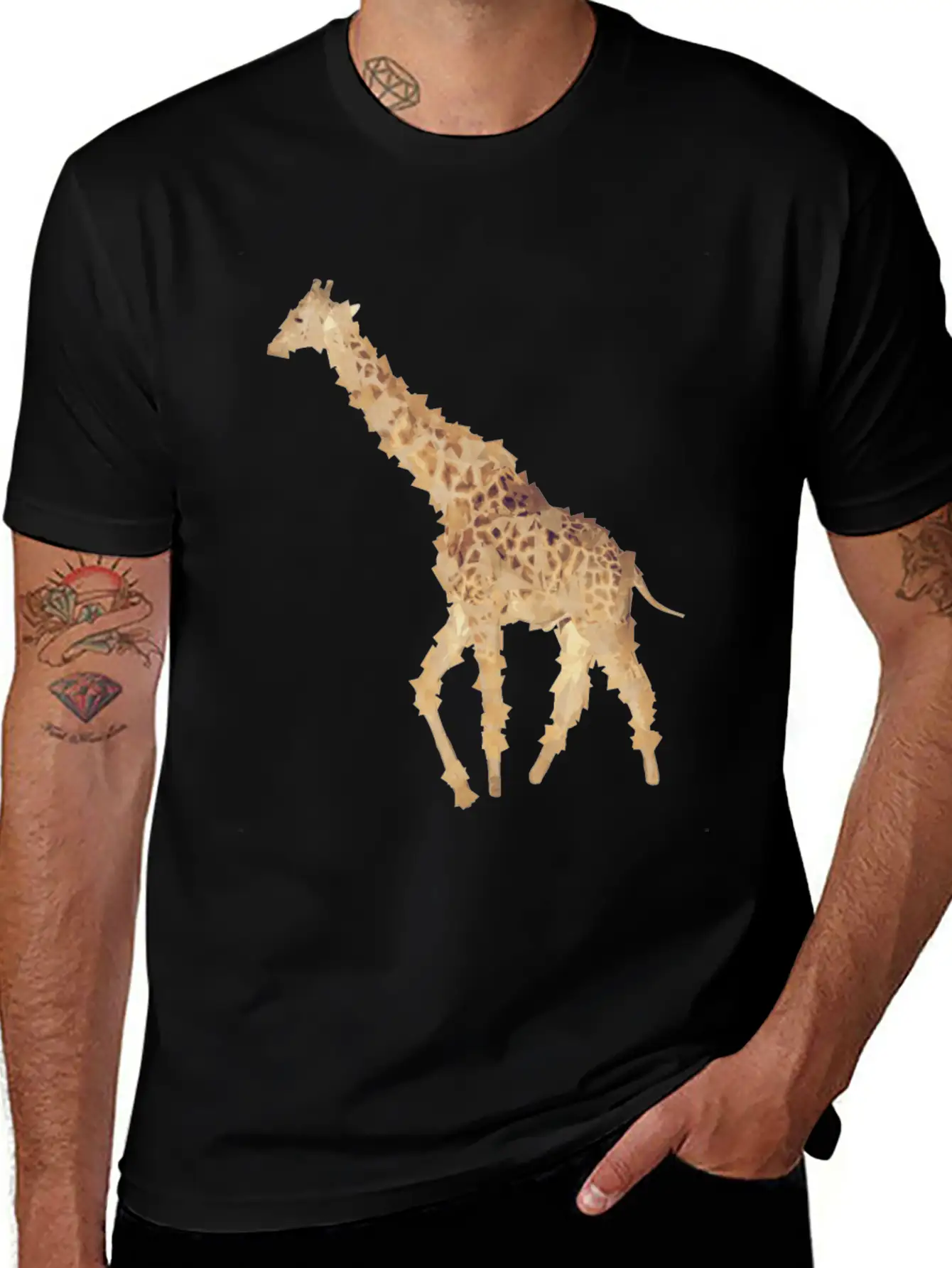 Art Giraffe Timeless Short Sleeve Tee – Comfy And Minimalist Design