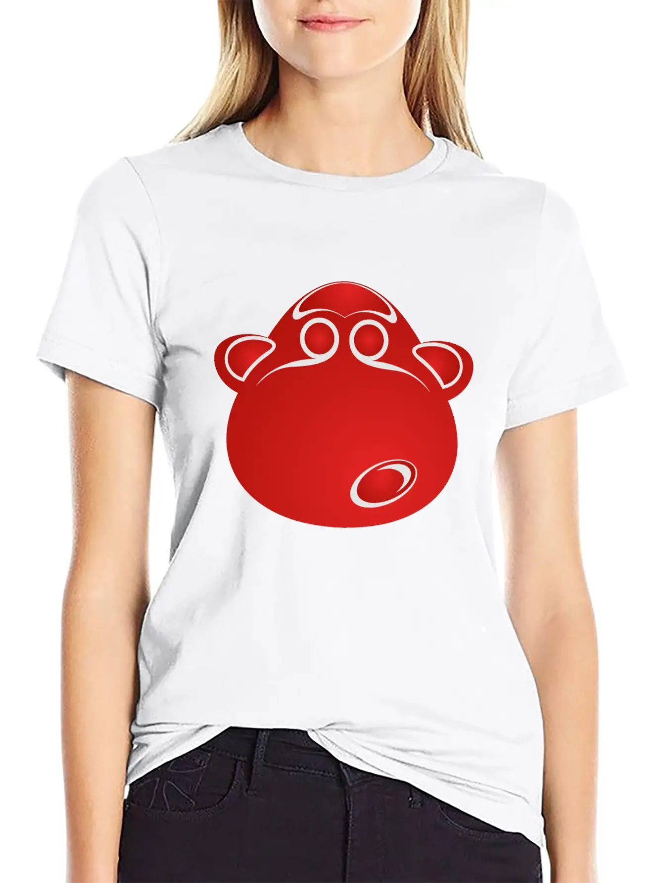 Art Monkey Character Stylish Everyday T-Shirt – Unisex Basic Cotton Tee