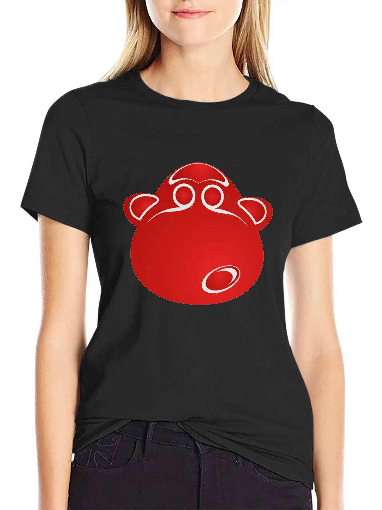 Art Monkey Character Stylish Everyday T-Shirt – Unisex Basic Cotton Tee