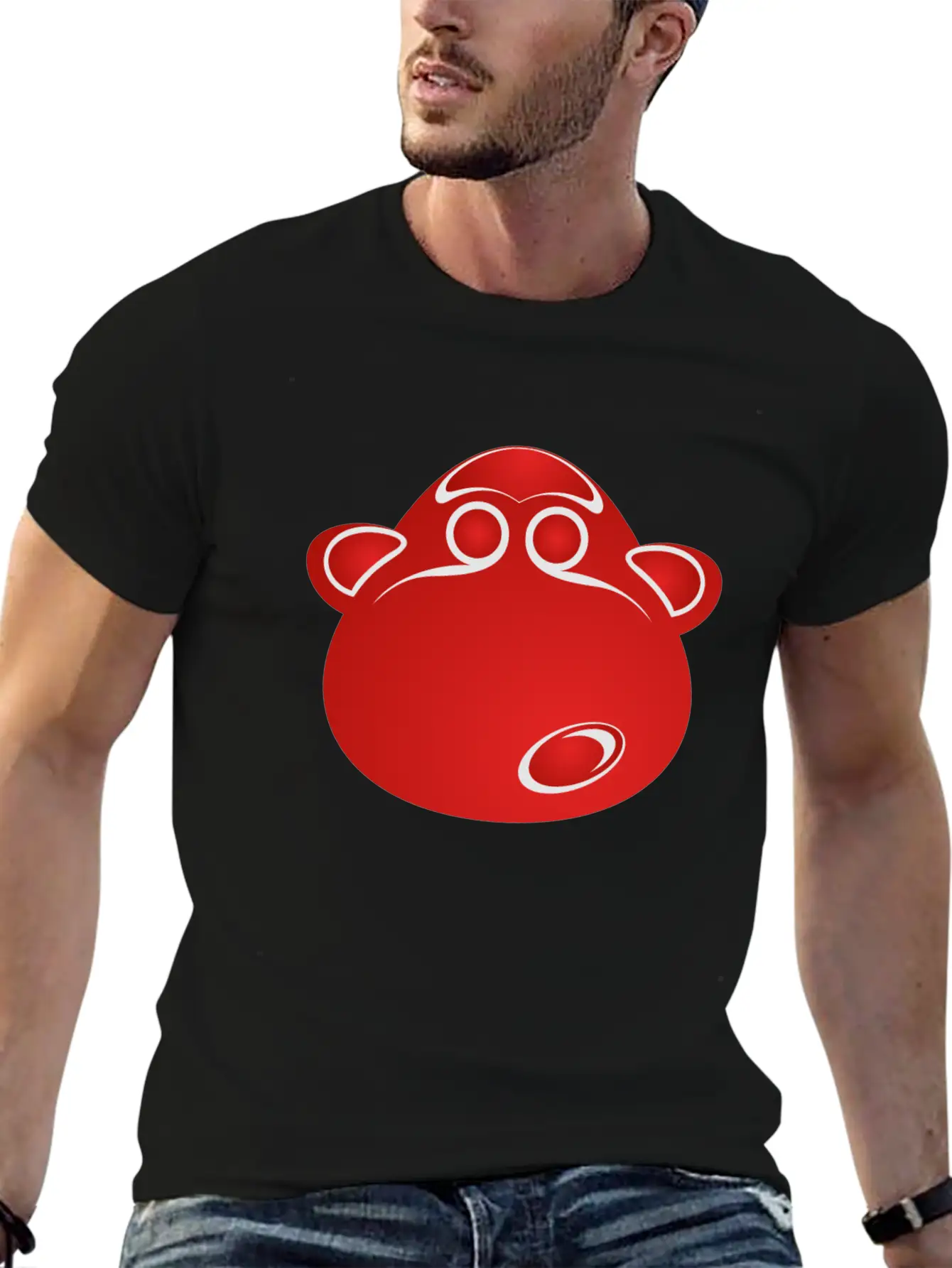 Art Monkey Character Stylish Everyday T-Shirt – Unisex Basic Cotton Tee