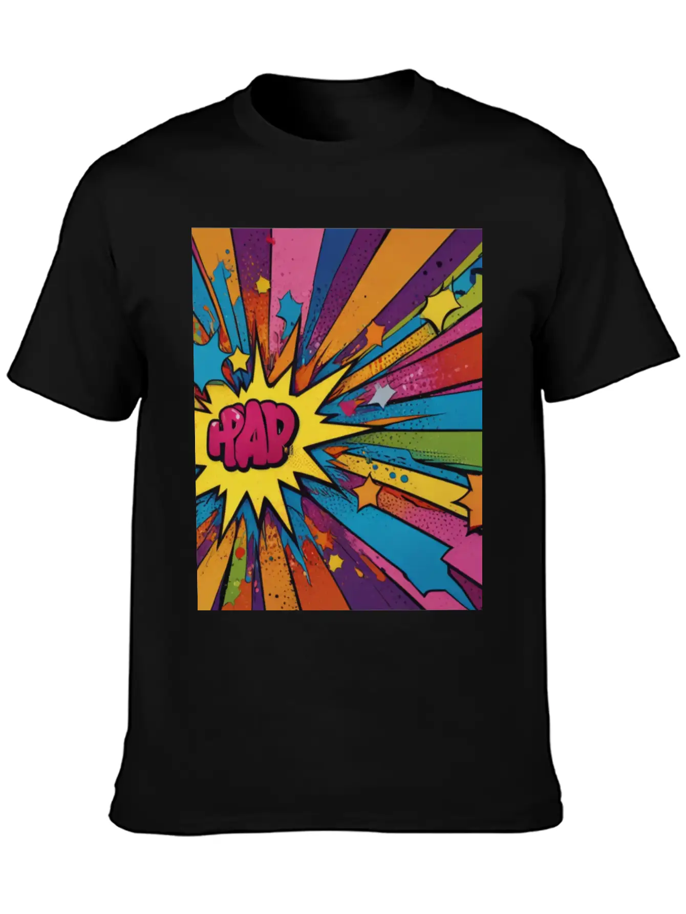 Artfully Designed Pop Art T-Shirt Timeless Short Sleeve Tee – Comfy And Minimalist Design