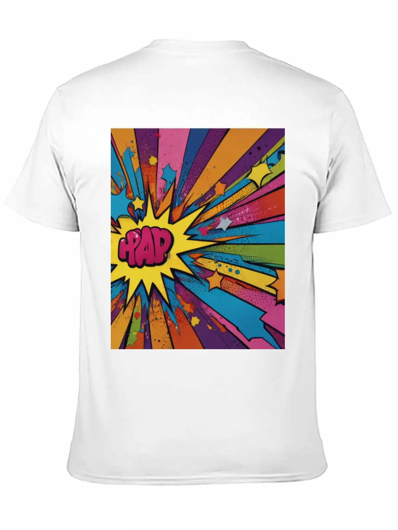 Artfully Designed Pop Art T-Shirt Timeless Short Sleeve Tee – Comfy And Minimalist Design