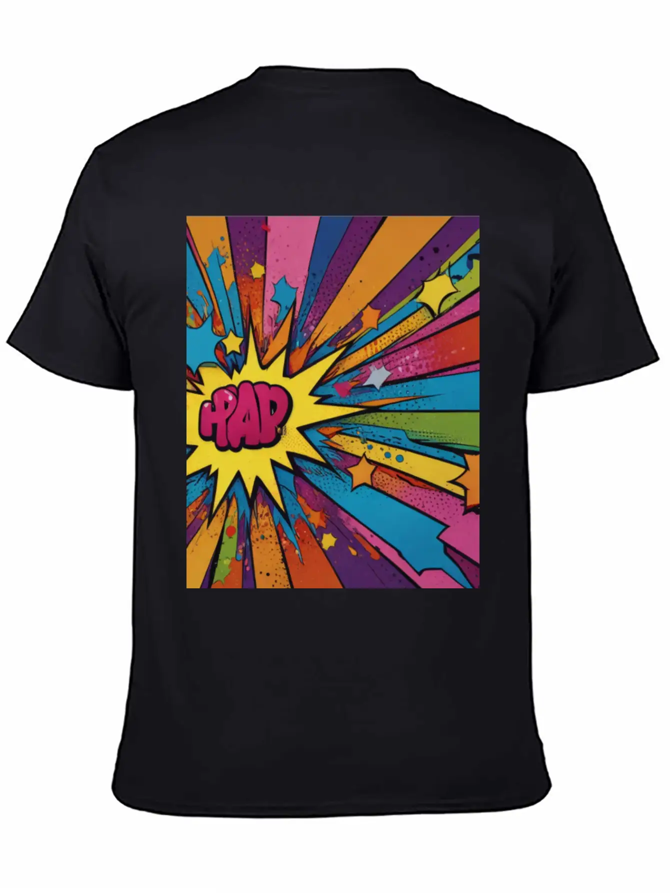 Artfully Designed Pop Art T-Shirt Timeless Short Sleeve Tee – Comfy And Minimalist Design