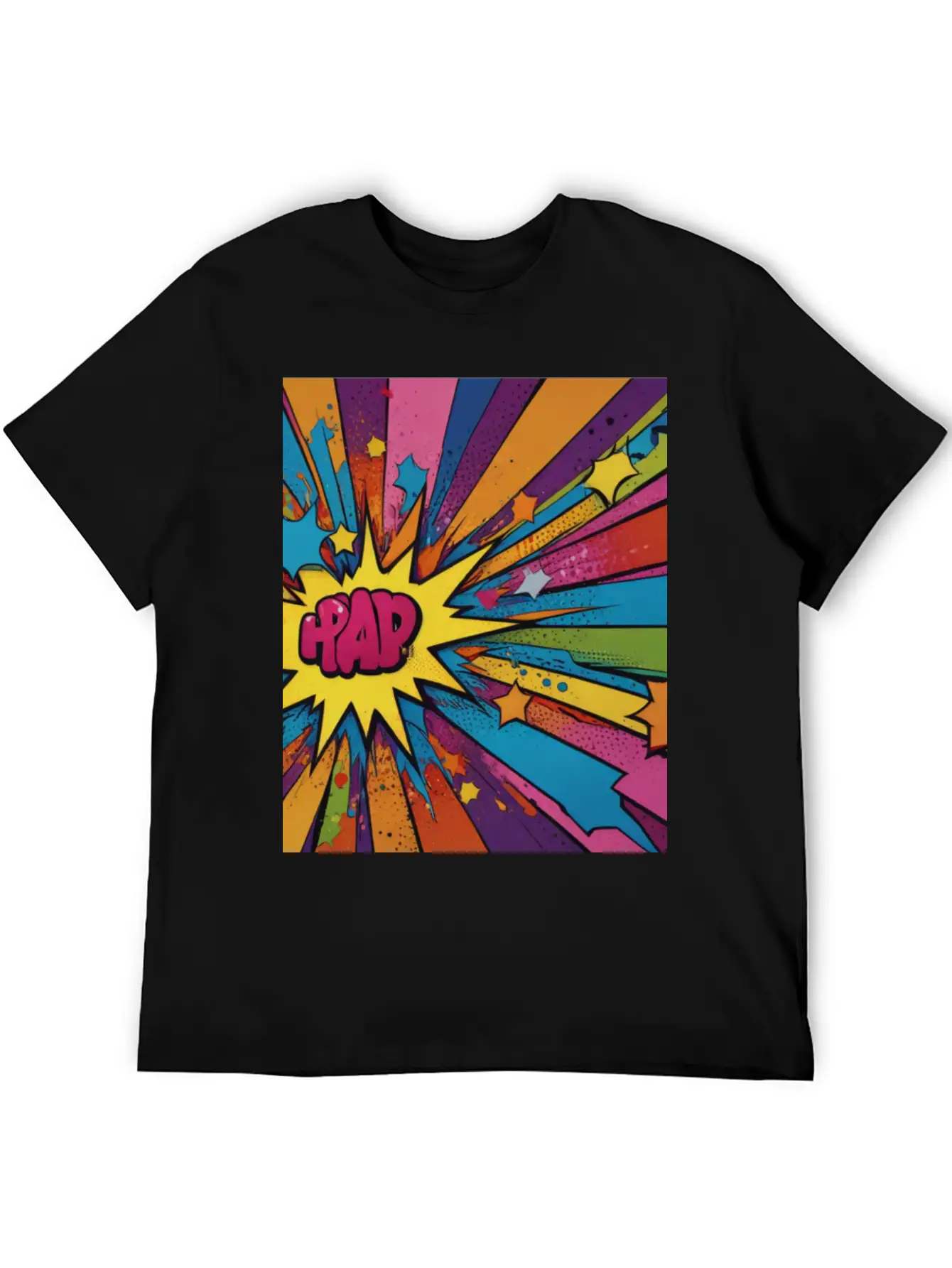 Artfully Designed Pop Art T-Shirt Timeless Short Sleeve Tee – Comfy And Minimalist Design