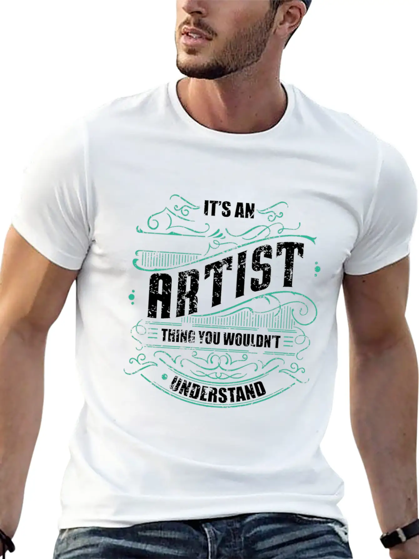 Artist Basic Graphic T-Shirt – Daily Comfort In Soft Cotton