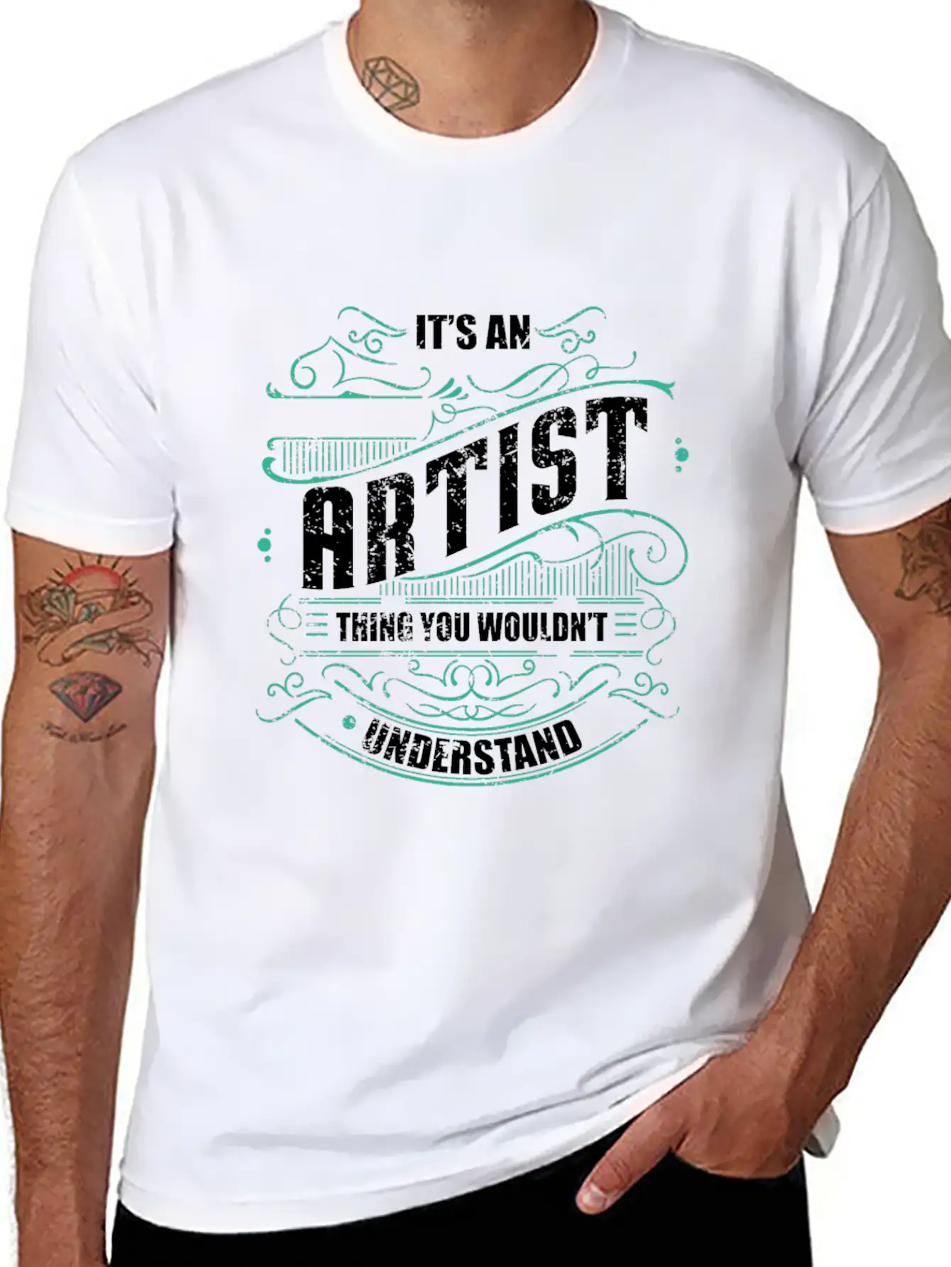 Artist Basic Graphic T-Shirt – Daily Comfort In Soft Cotton