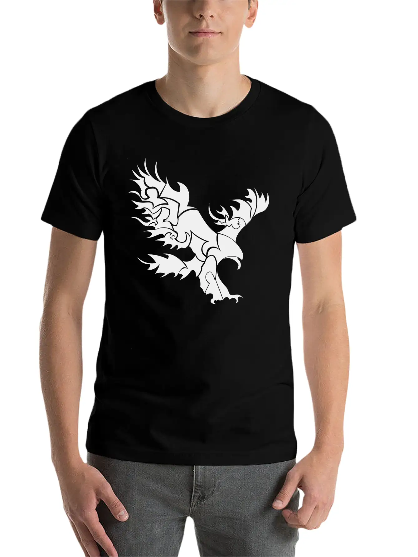 Artsy Eagle Stylish Everyday T-Shirt – Unisex Basic Cotton Tee