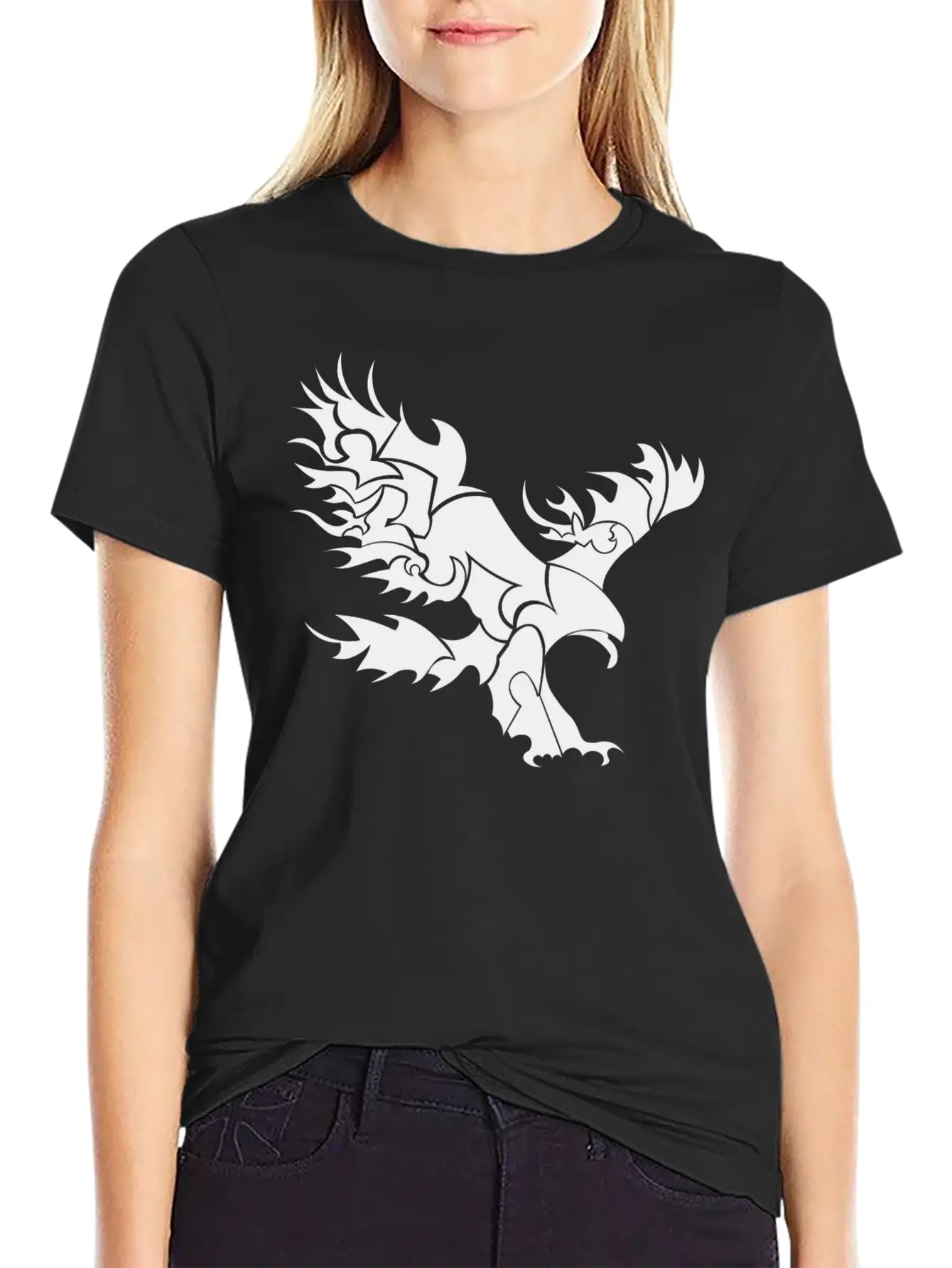 Artsy Eagle Stylish Everyday T-Shirt – Unisex Basic Cotton Tee