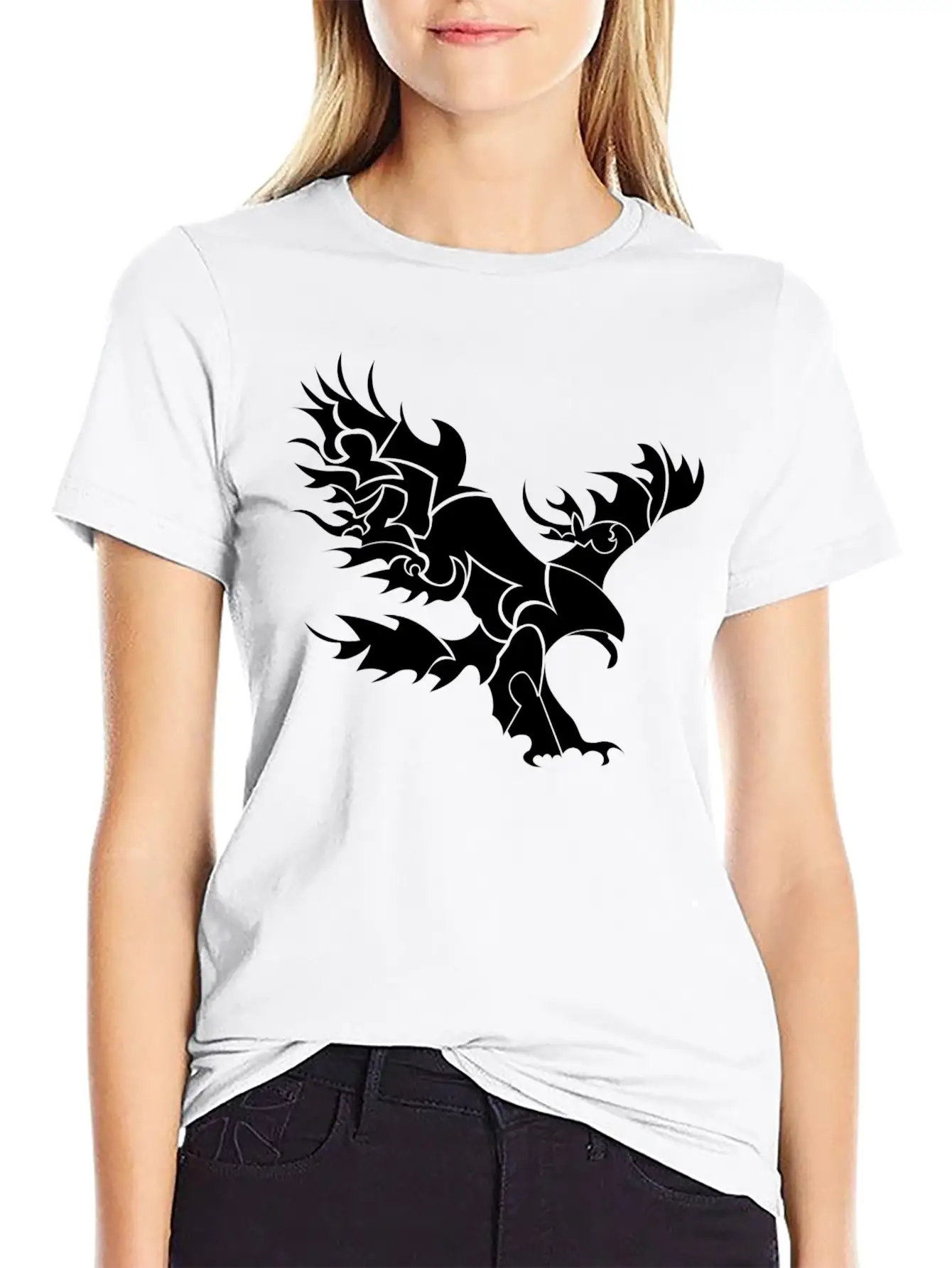 Artsy Eagle Stylish Everyday T-Shirt – Unisex Basic Cotton Tee