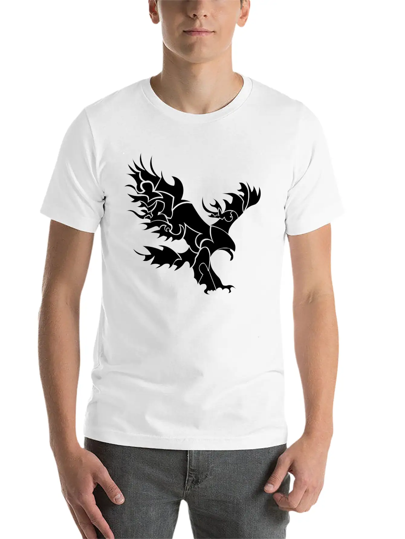 Artsy Eagle Stylish Everyday T-Shirt – Unisex Basic Cotton Tee