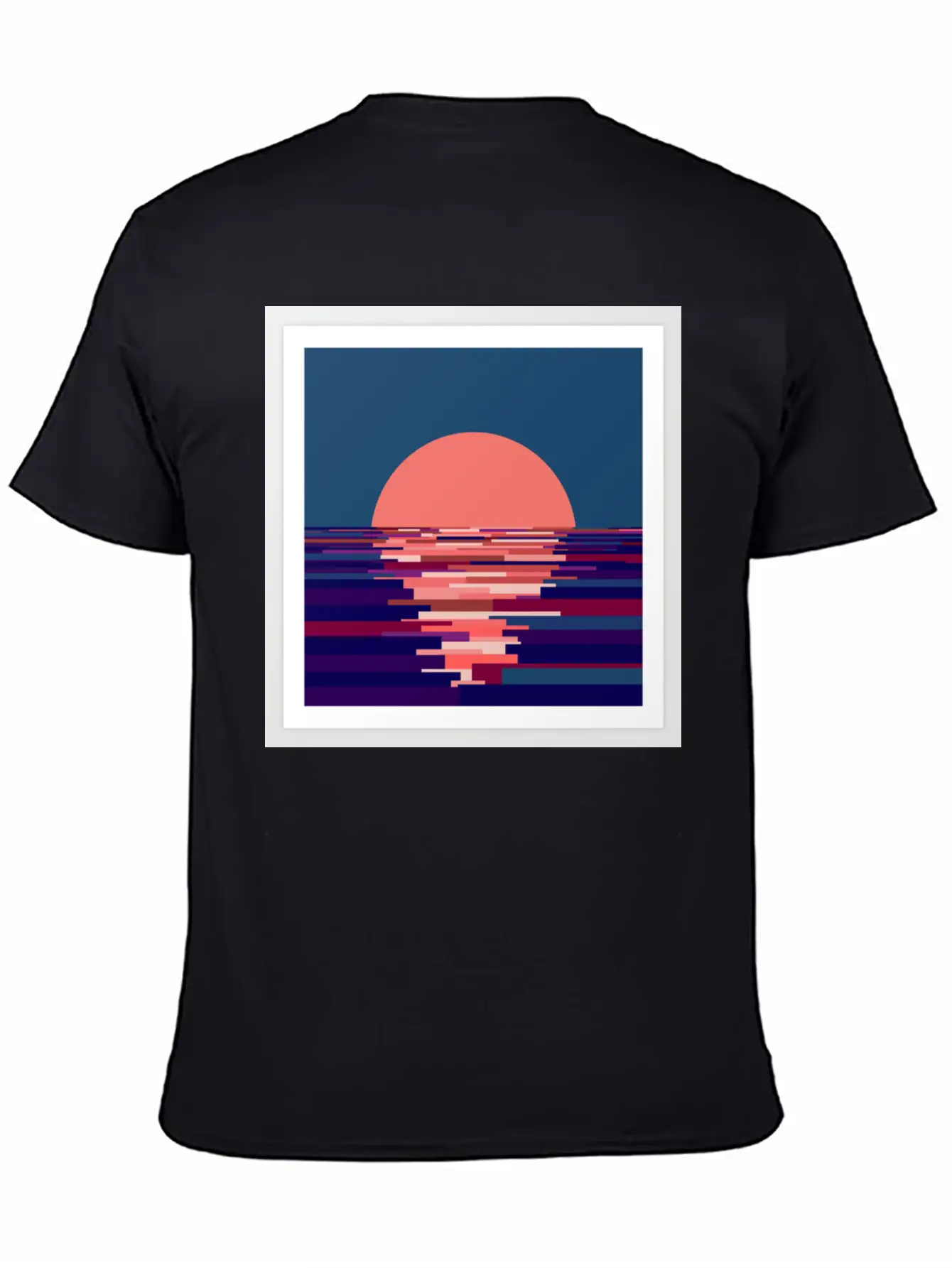 Artwork Sunset Basic Graphic T-Shirt – Daily Comfort In Soft Cotton