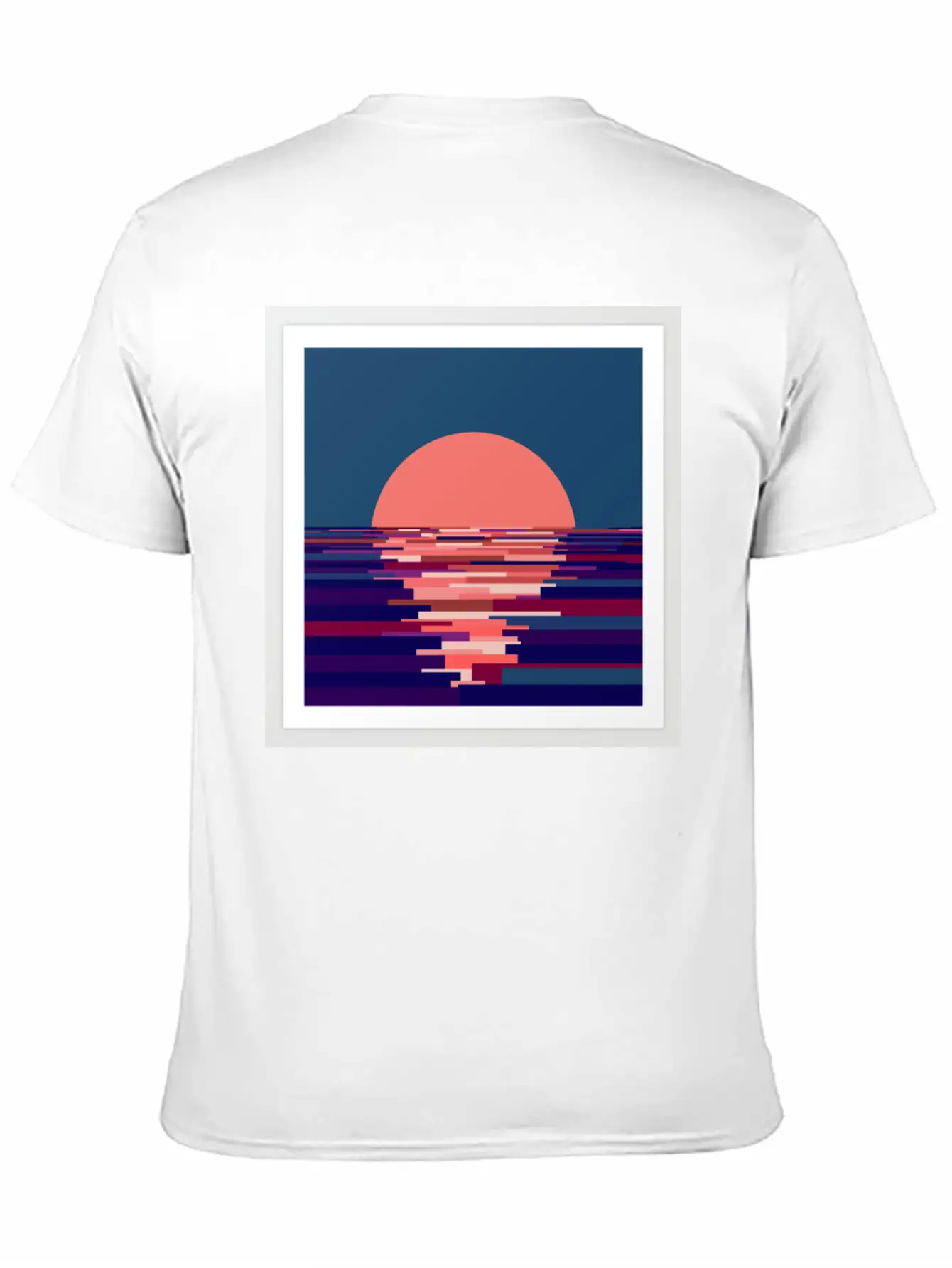Artwork Sunset Basic Graphic T-Shirt – Daily Comfort In Soft Cotton