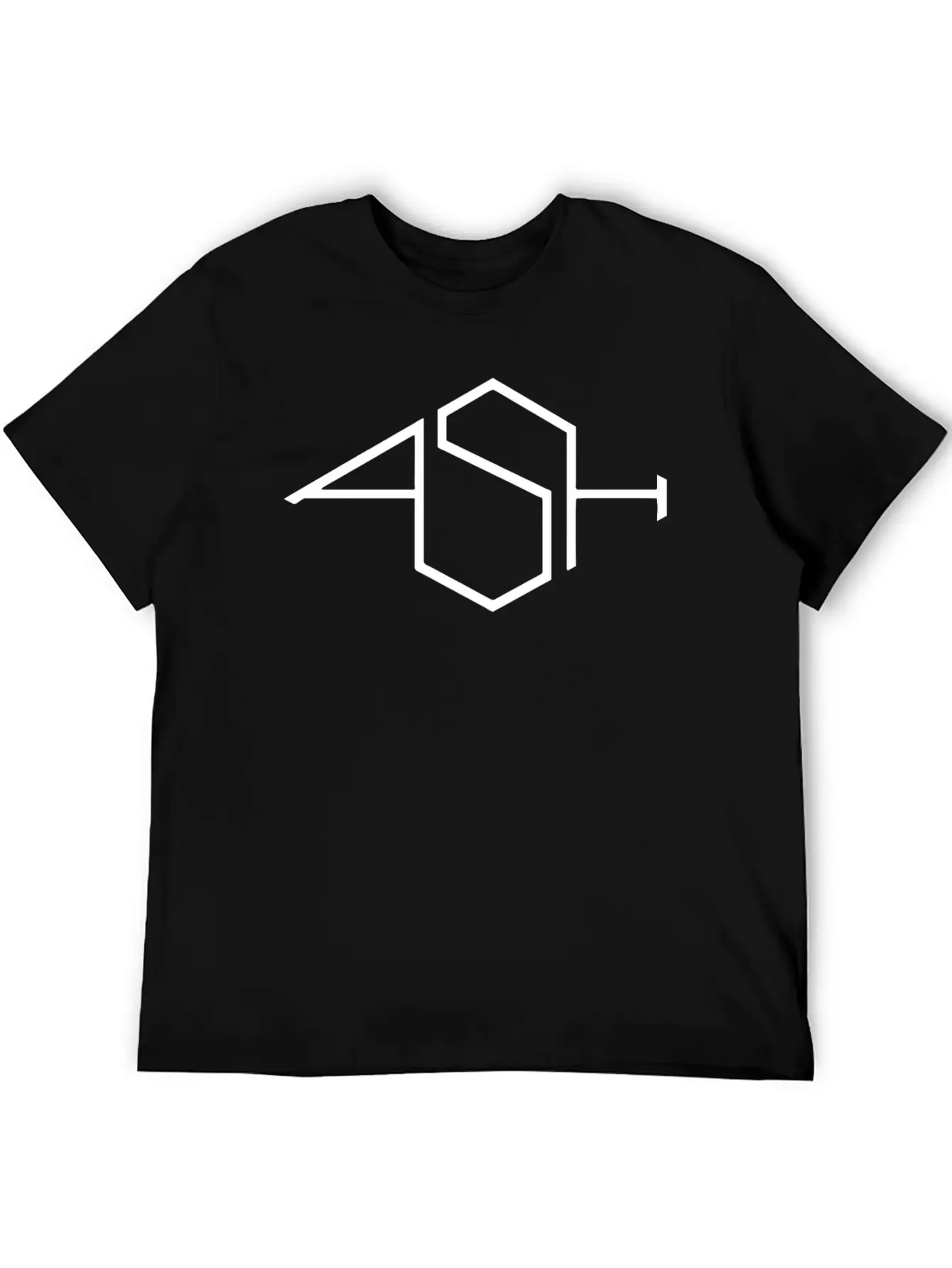 Ash Band Logo Basic Graphic T-Shirt – Daily Comfort In Soft Cotton
