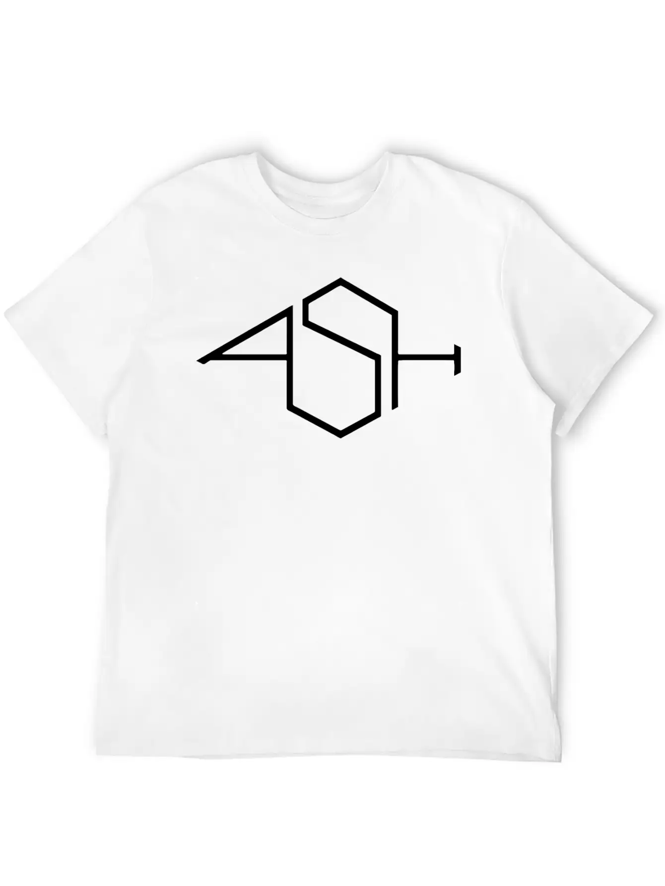Ash Band Logo Basic Graphic T-Shirt – Daily Comfort In Soft Cotton