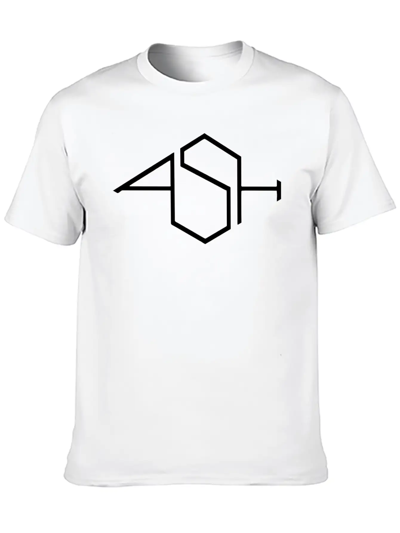 Ash Band Logo Basic Graphic T-Shirt – Daily Comfort In Soft Cotton