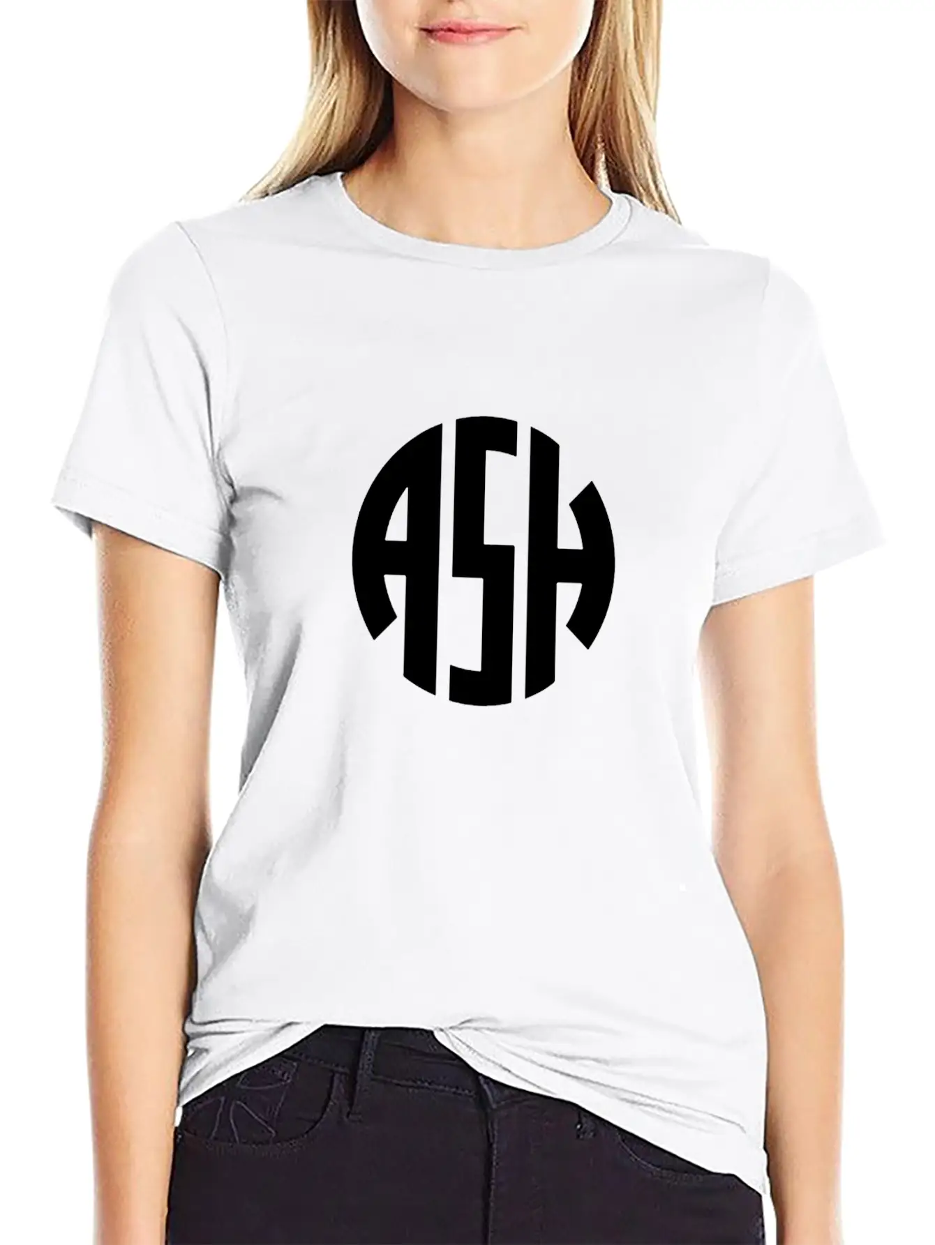 Ash Band Logo Comfortable Minimalist Graphic Tee – Summer Style Essential