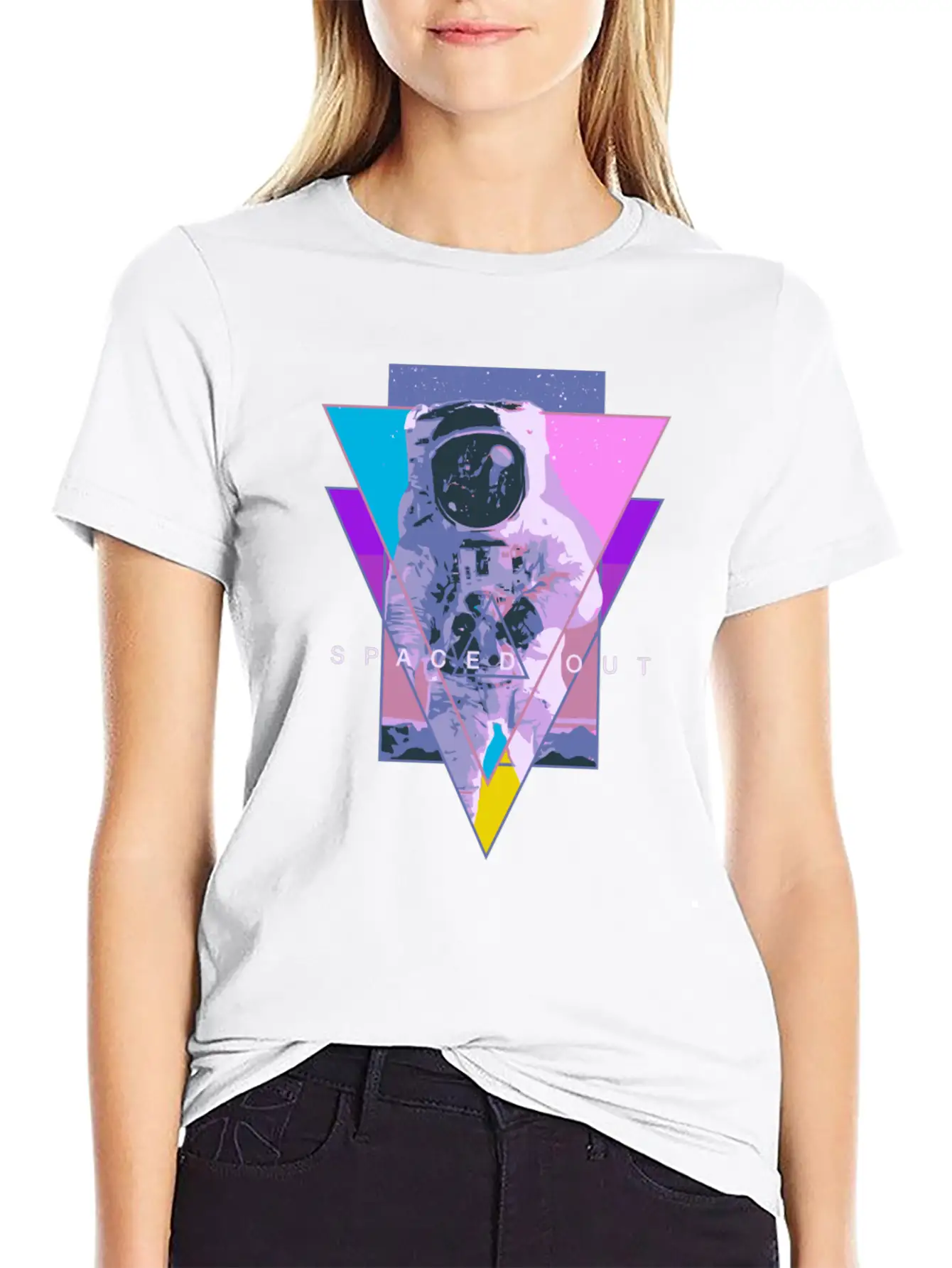 Astronaut Spaced Out Aesthetic Vaporwave Outer Spa Unisex Casual T-Shirt – Clean Design For Daily Comfort