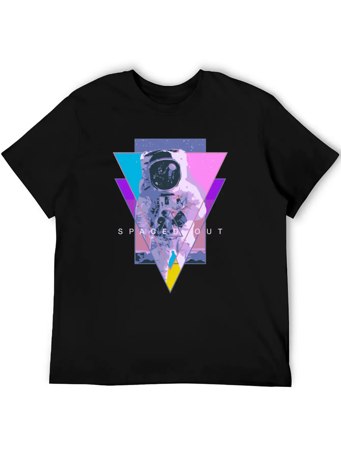 Astronaut Spaced Out Aesthetic Vaporwave Outer Spa Unisex Casual T-Shirt – Clean Design For Daily Comfort