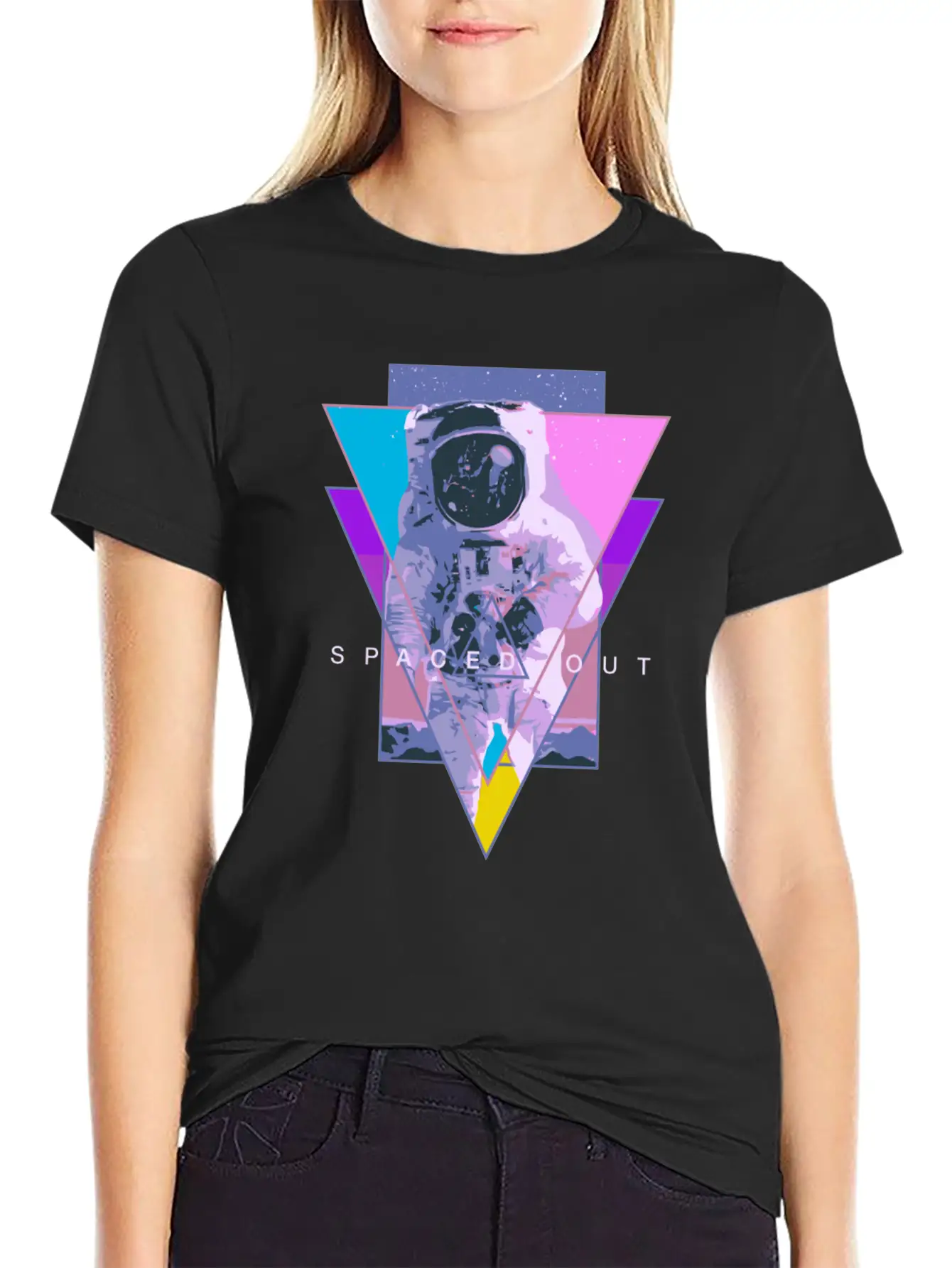 Astronaut Spaced Out Aesthetic Vaporwave Outer Spa Unisex Casual T-Shirt – Clean Design For Daily Comfort